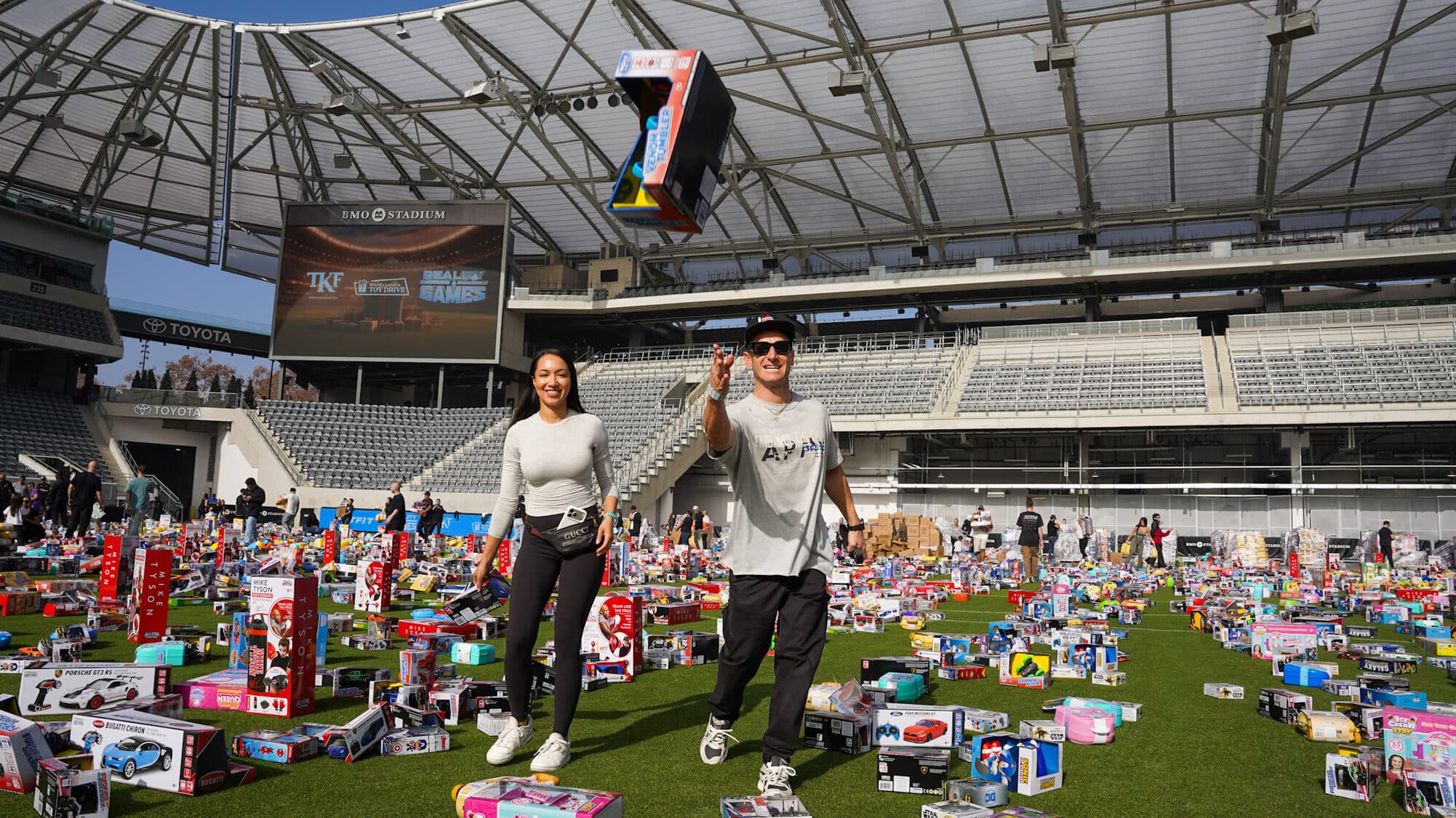 Trina's Kids event photo — Guinness World Record Toy Drive 2025