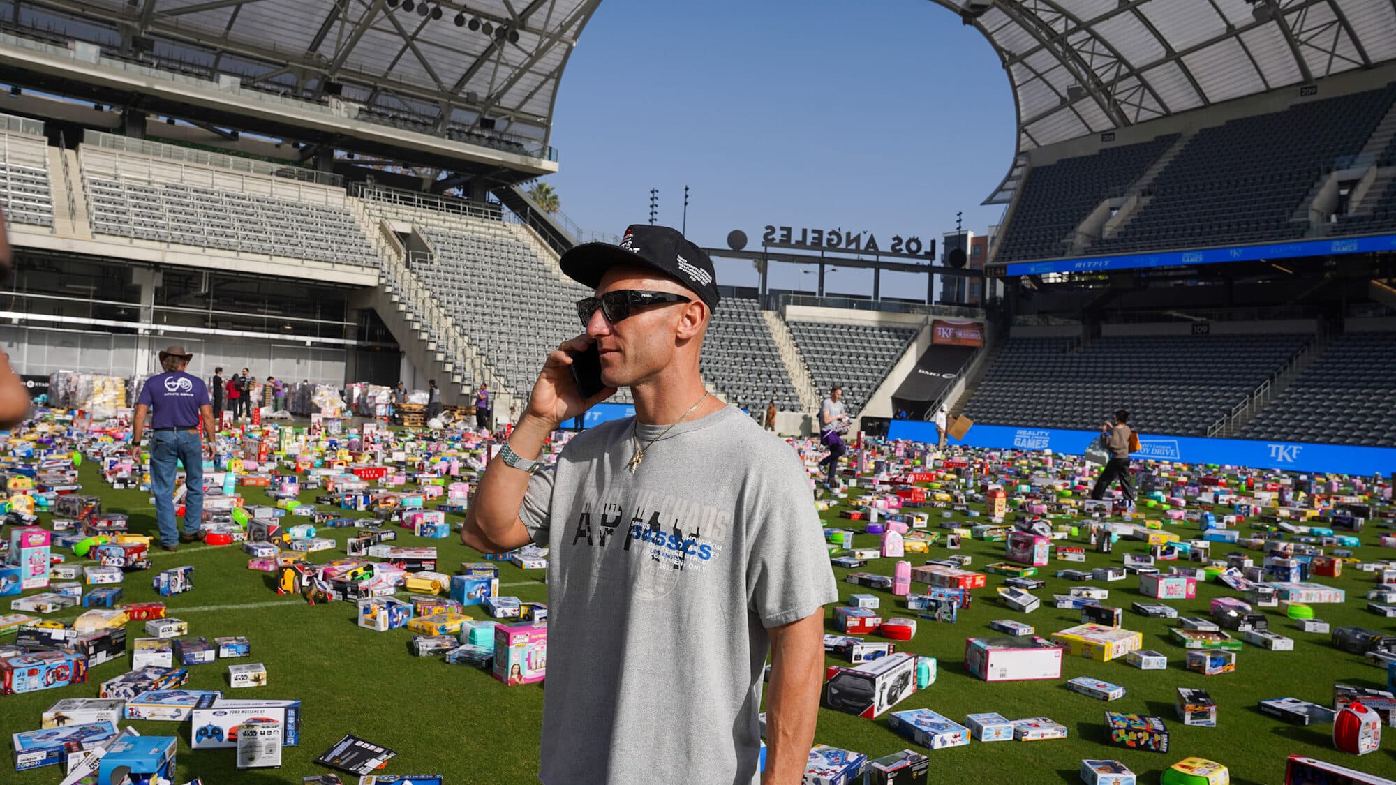 Trina's Kids event photo — Guinness World Record Toy Drive 2025