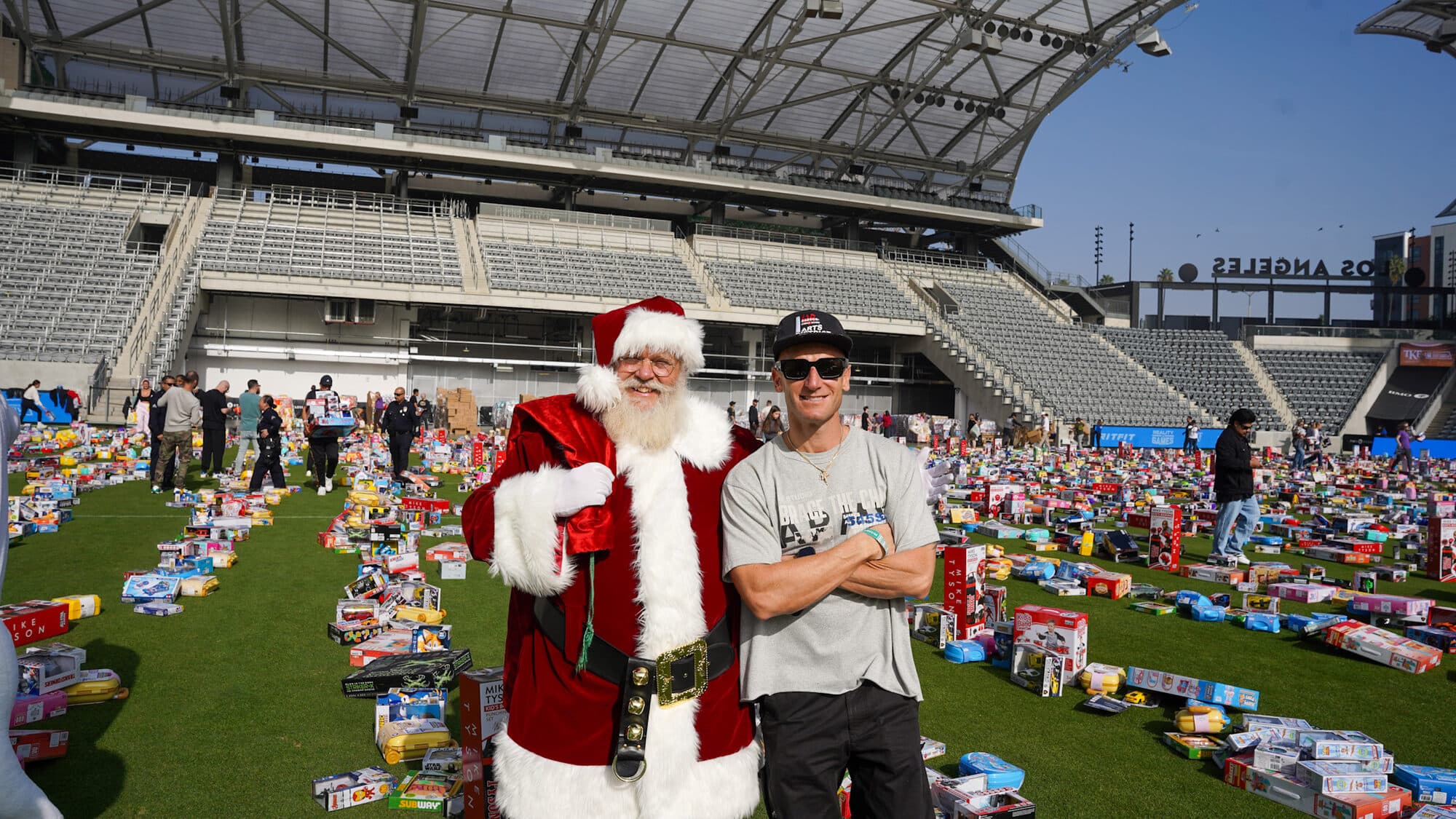 Trina's Kids event photo — Guinness World Record Toy Drive 2025