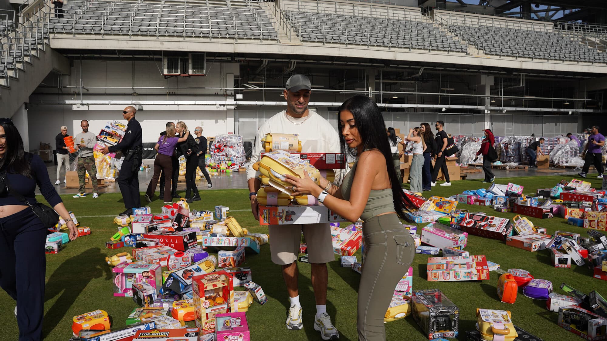 Trina's Kids event photo — Guinness World Record Toy Drive 2025