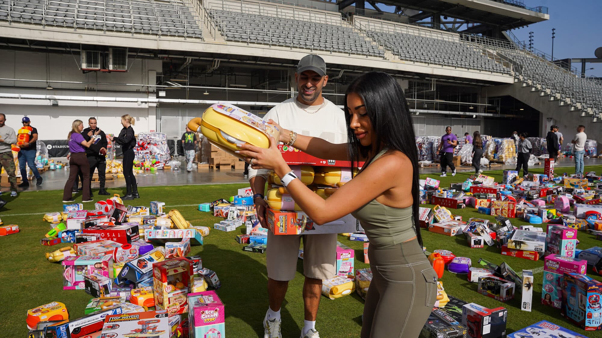 Trina's Kids event photo — Guinness World Record Toy Drive 2025