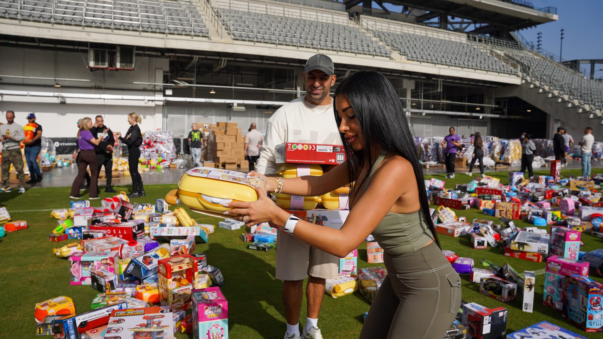 Trina's Kids event photo — Guinness World Record Toy Drive 2025
