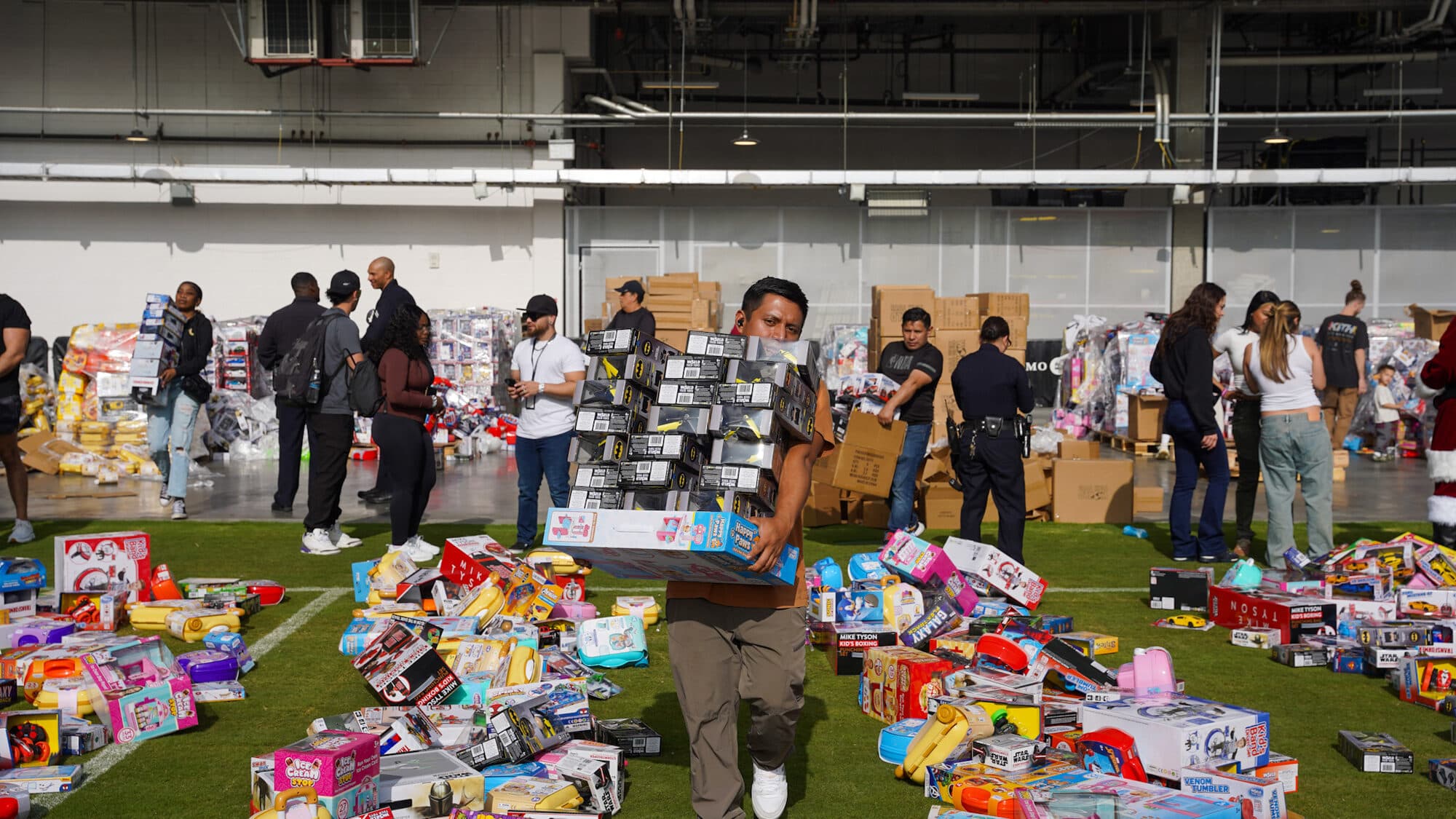 Trina's Kids event photo — Guinness World Record Toy Drive 2025