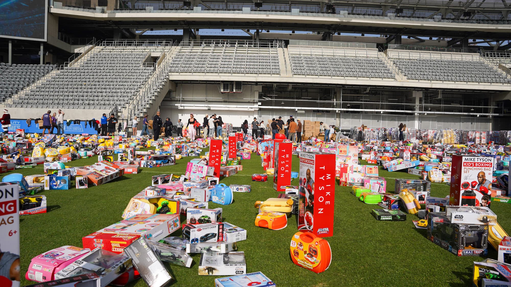 Trina's Kids event photo — Guinness World Record Toy Drive 2025