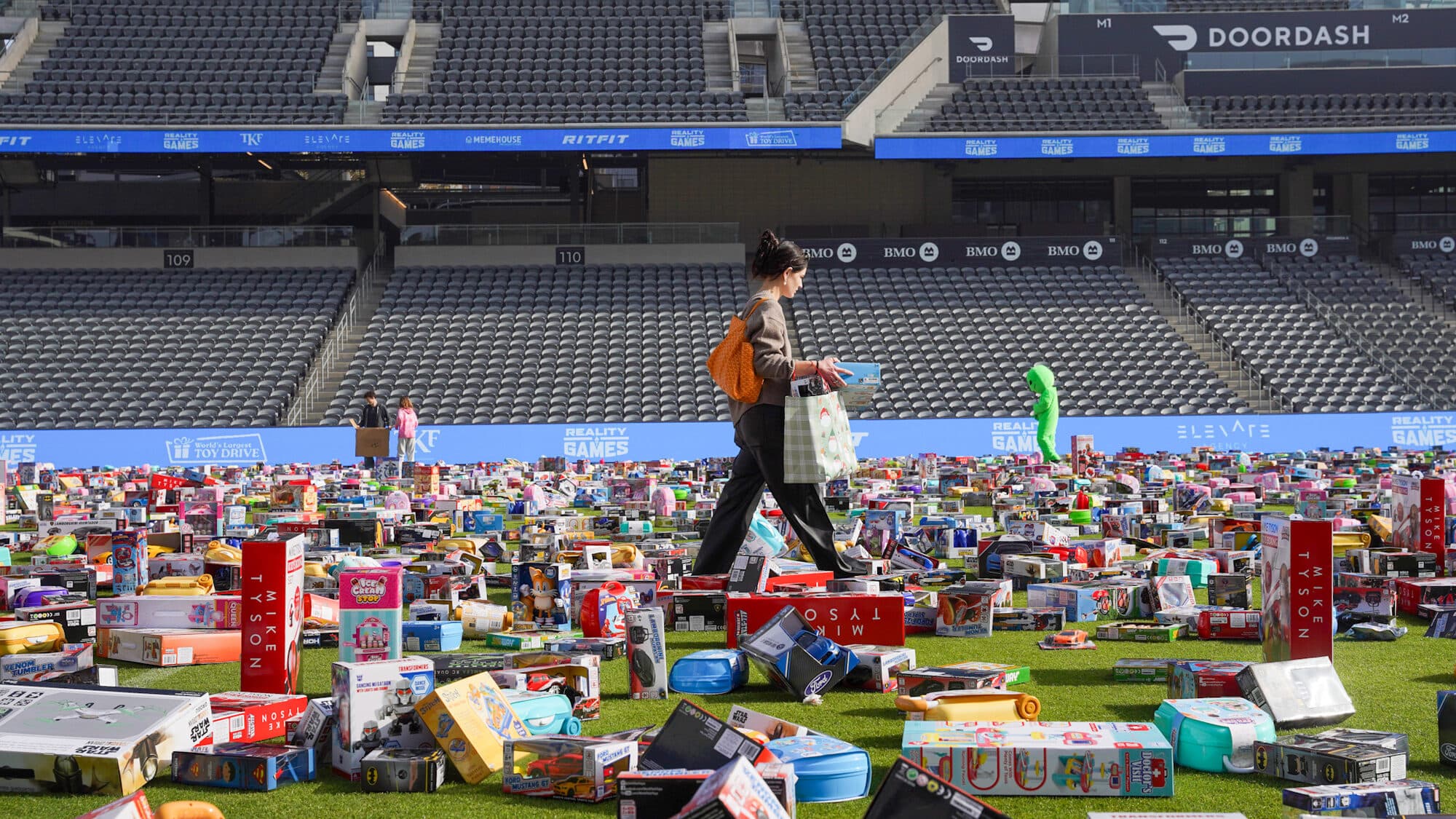 Trina's Kids event photo — Guinness World Record Toy Drive 2025