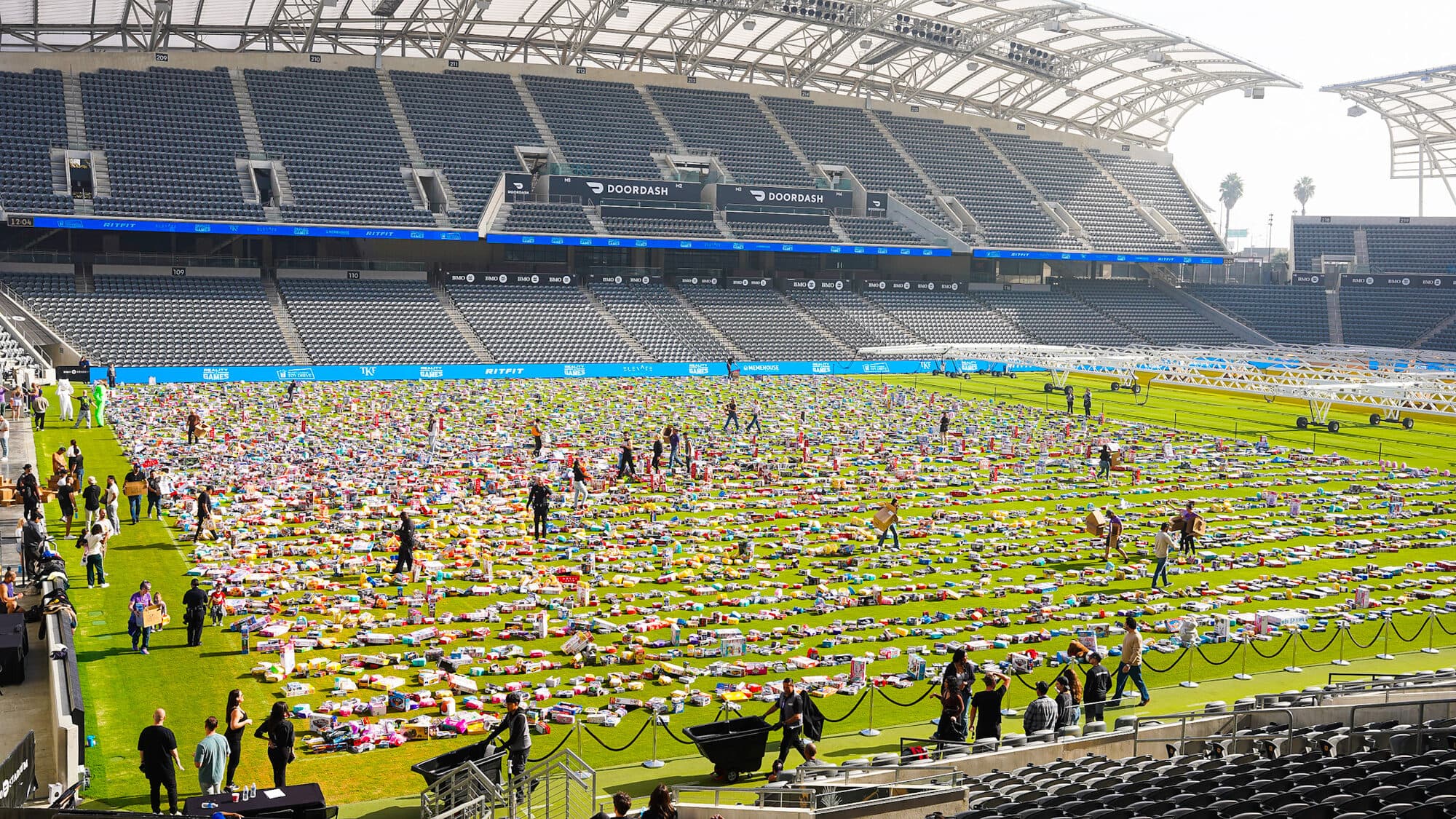 Trina's Kids event photo — Guinness World Record Toy Drive 2025