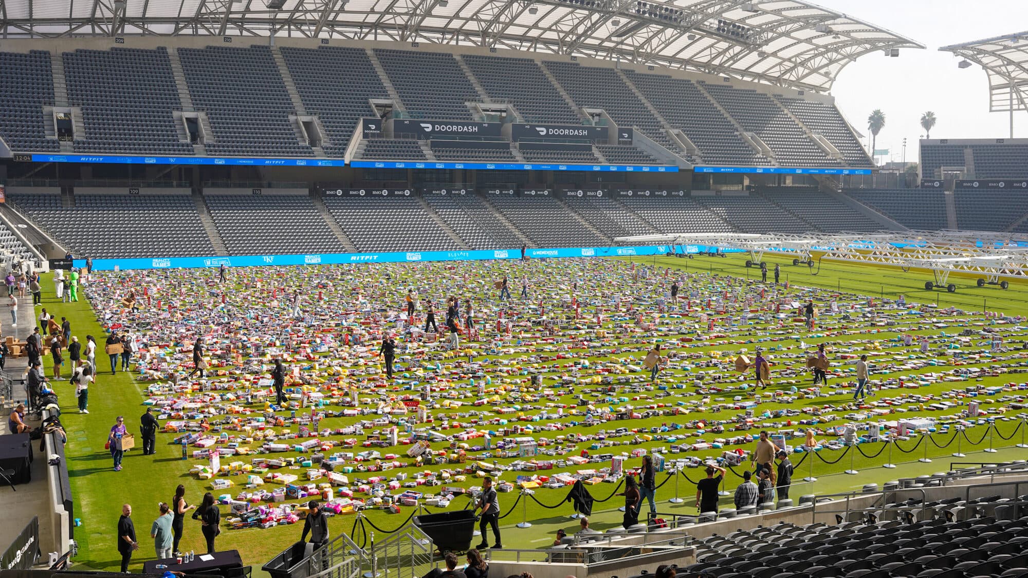 Trina's Kids event photo — Guinness World Record Toy Drive 2025