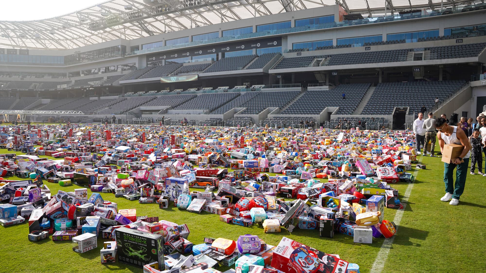 Trina's Kids event photo — Guinness World Record Toy Drive 2025
