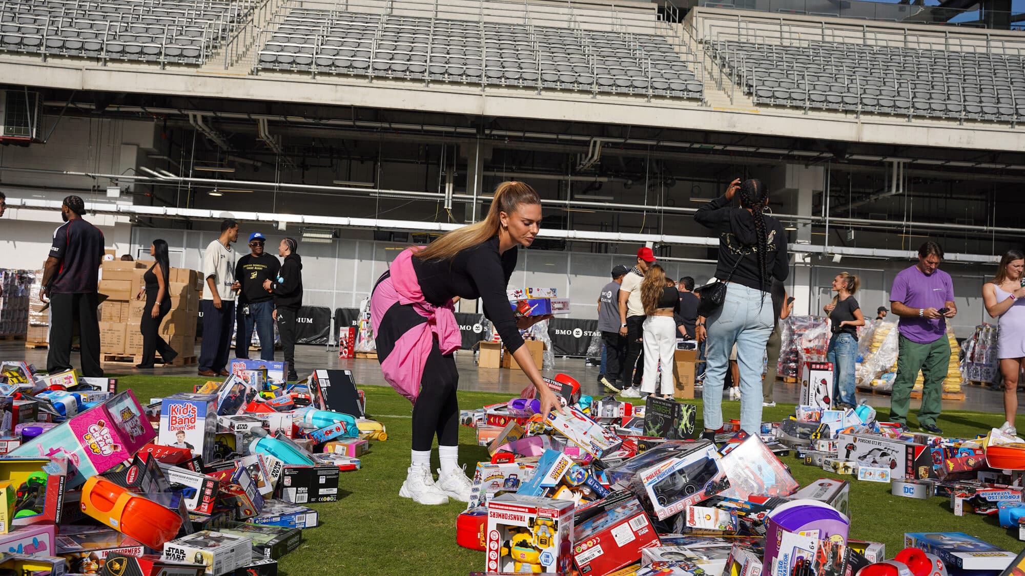 Trina's Kids event photo — Guinness World Record Toy Drive 2025