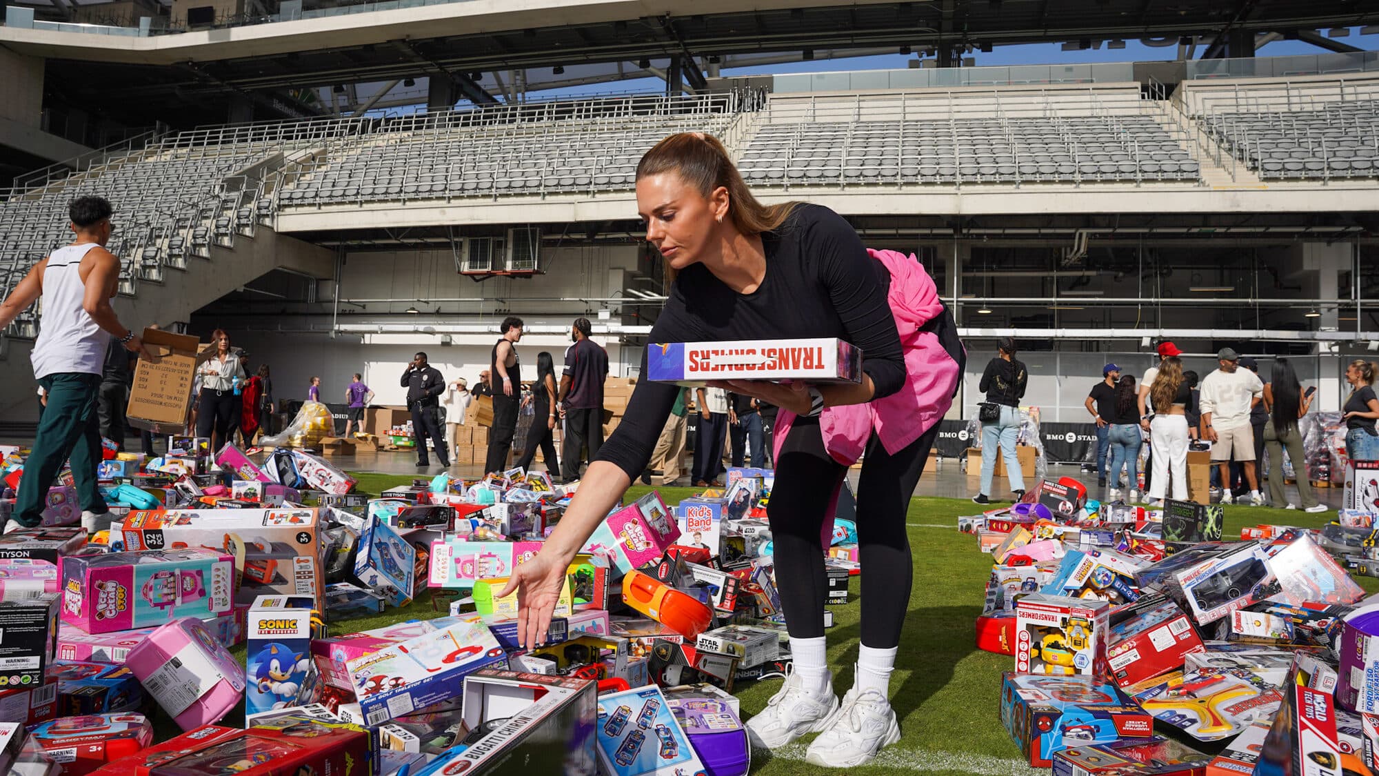 Trina's Kids event photo — Guinness World Record Toy Drive 2025