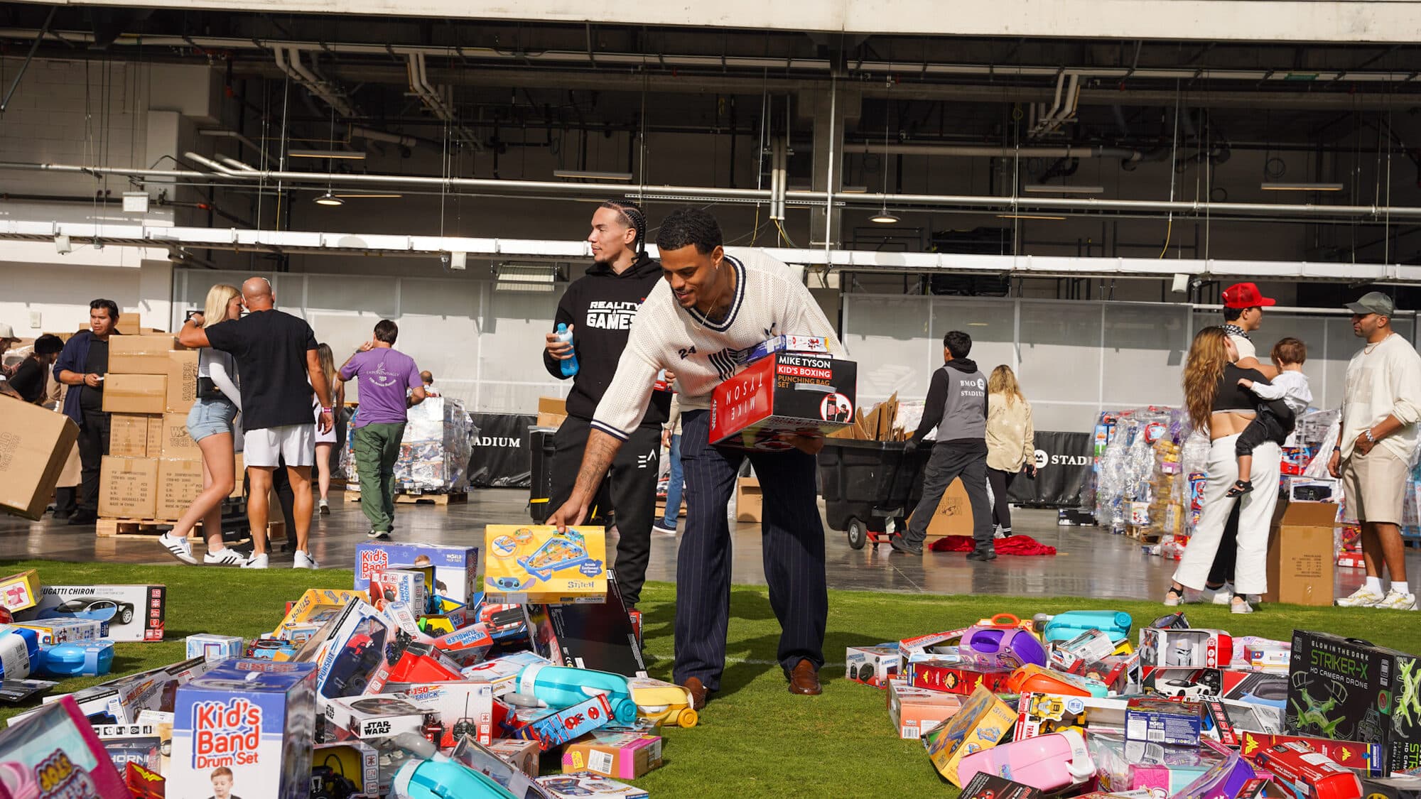 Trina's Kids event photo — Guinness World Record Toy Drive 2025