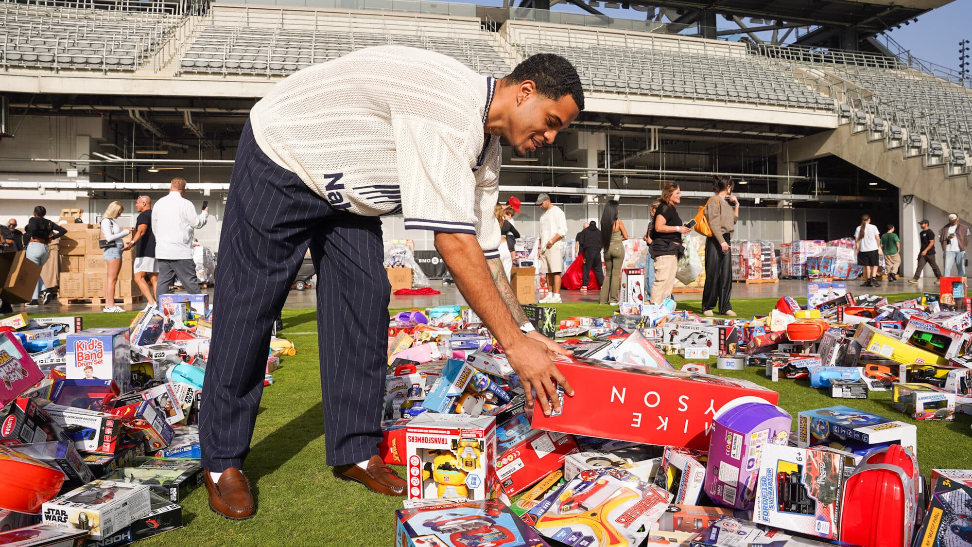 Trina's Kids event photo — Guinness World Record Toy Drive 2025