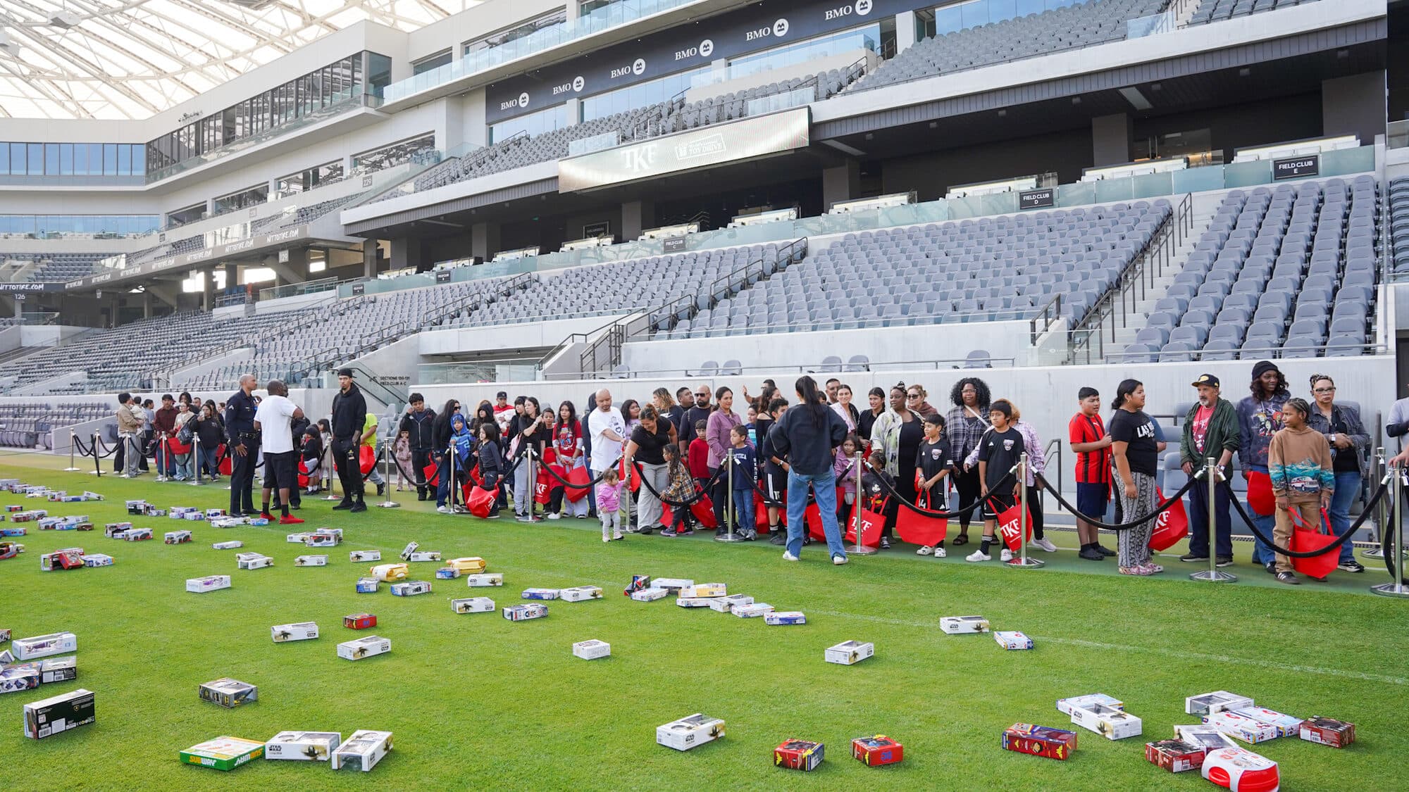 Trina's Kids event photo — Guinness World Record Toy Drive 2025