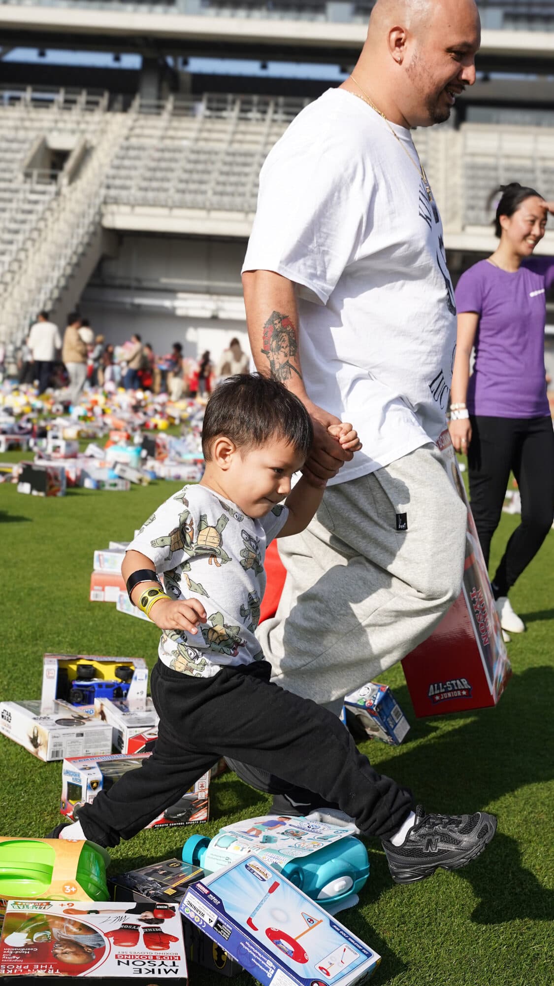 Trina's Kids event photo — Guinness World Record Toy Drive 2025