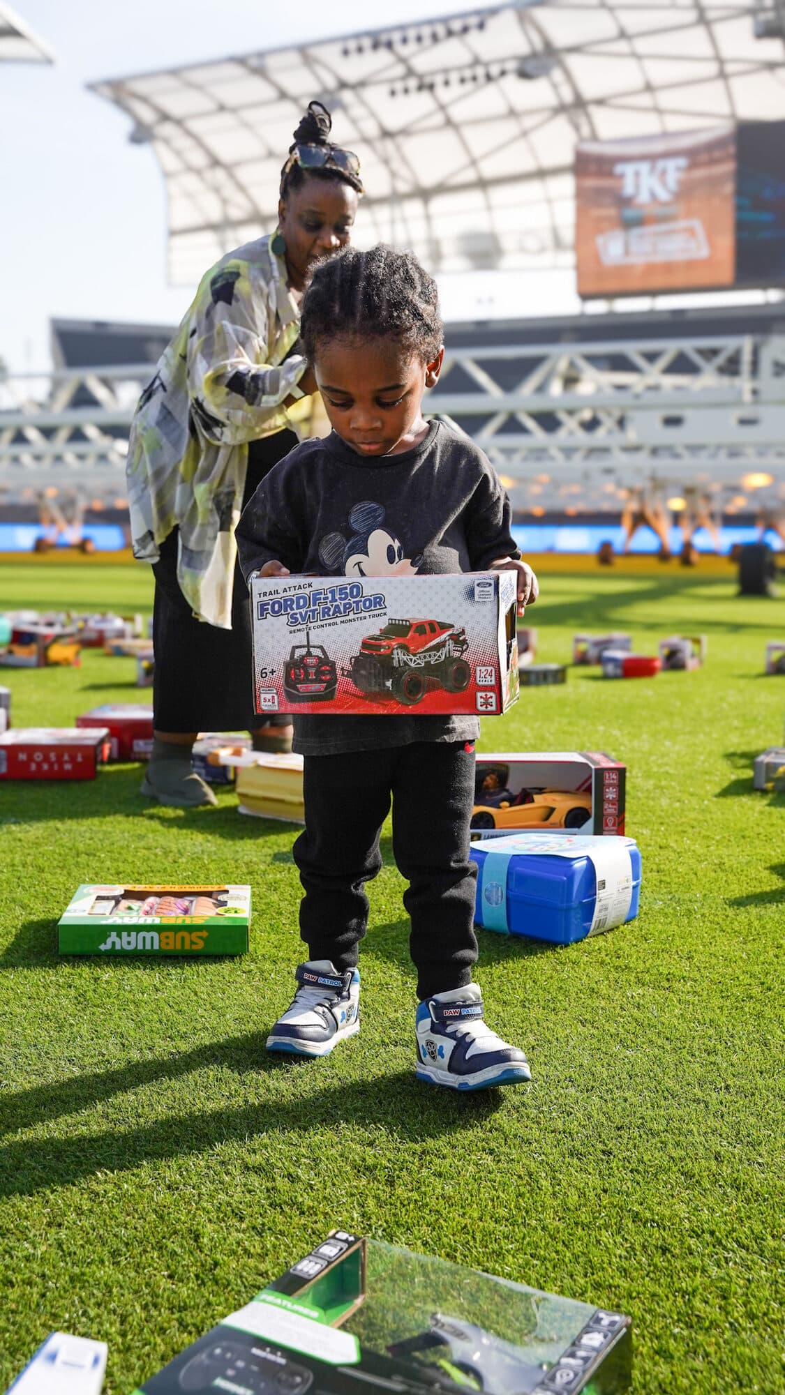 Trina's Kids event photo — Guinness World Record Toy Drive 2025
