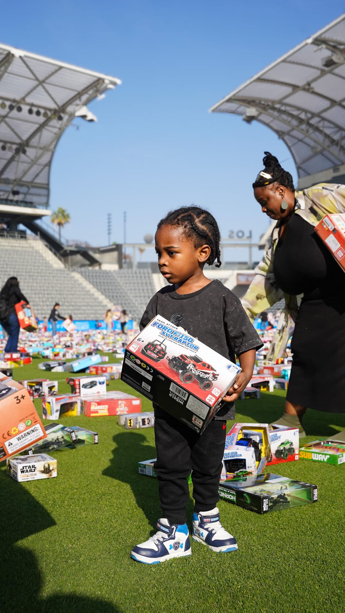 Trina's Kids event photo — Guinness World Record Toy Drive 2025