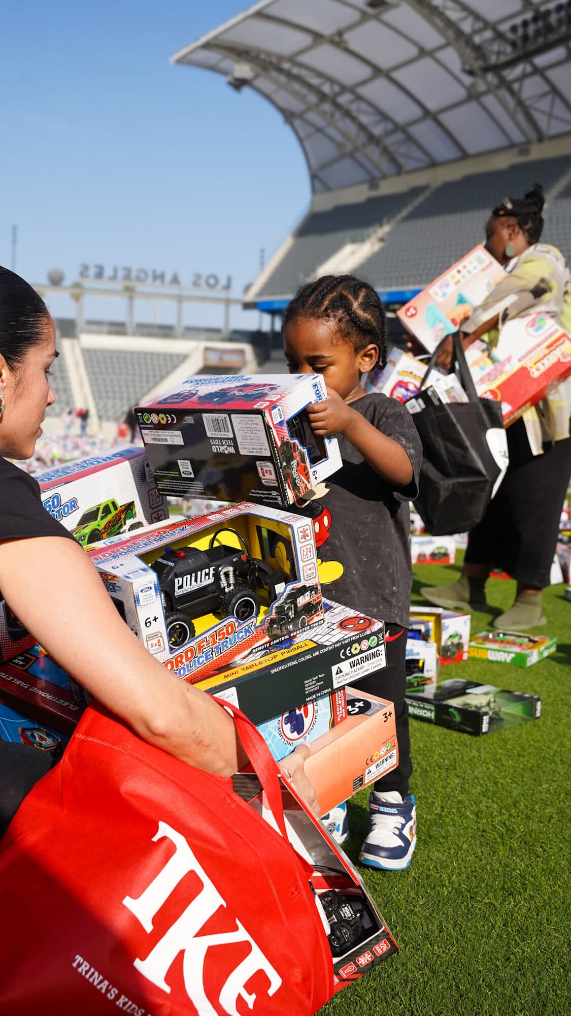 Trina's Kids event photo — Guinness World Record Toy Drive 2025
