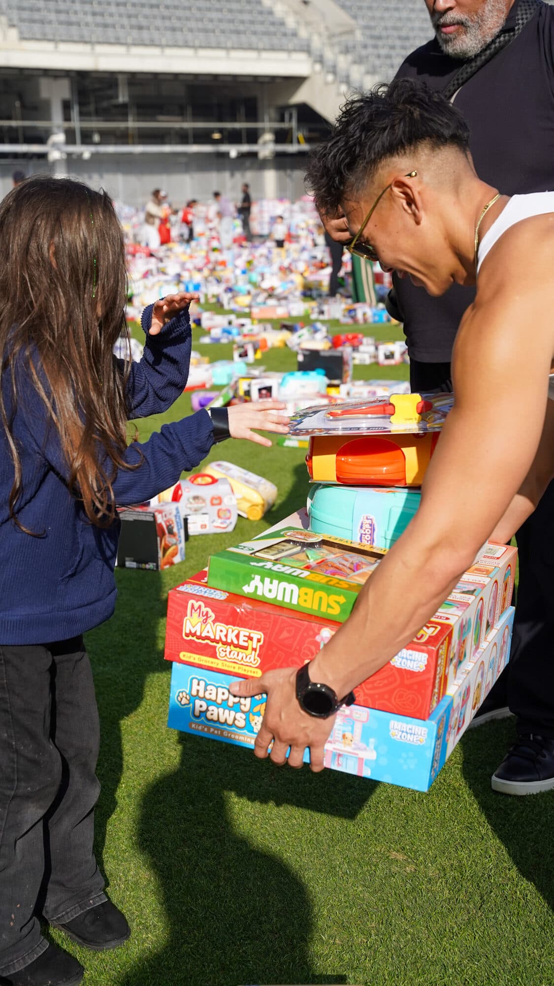 Trina's Kids event photo — Guinness World Record Toy Drive 2025