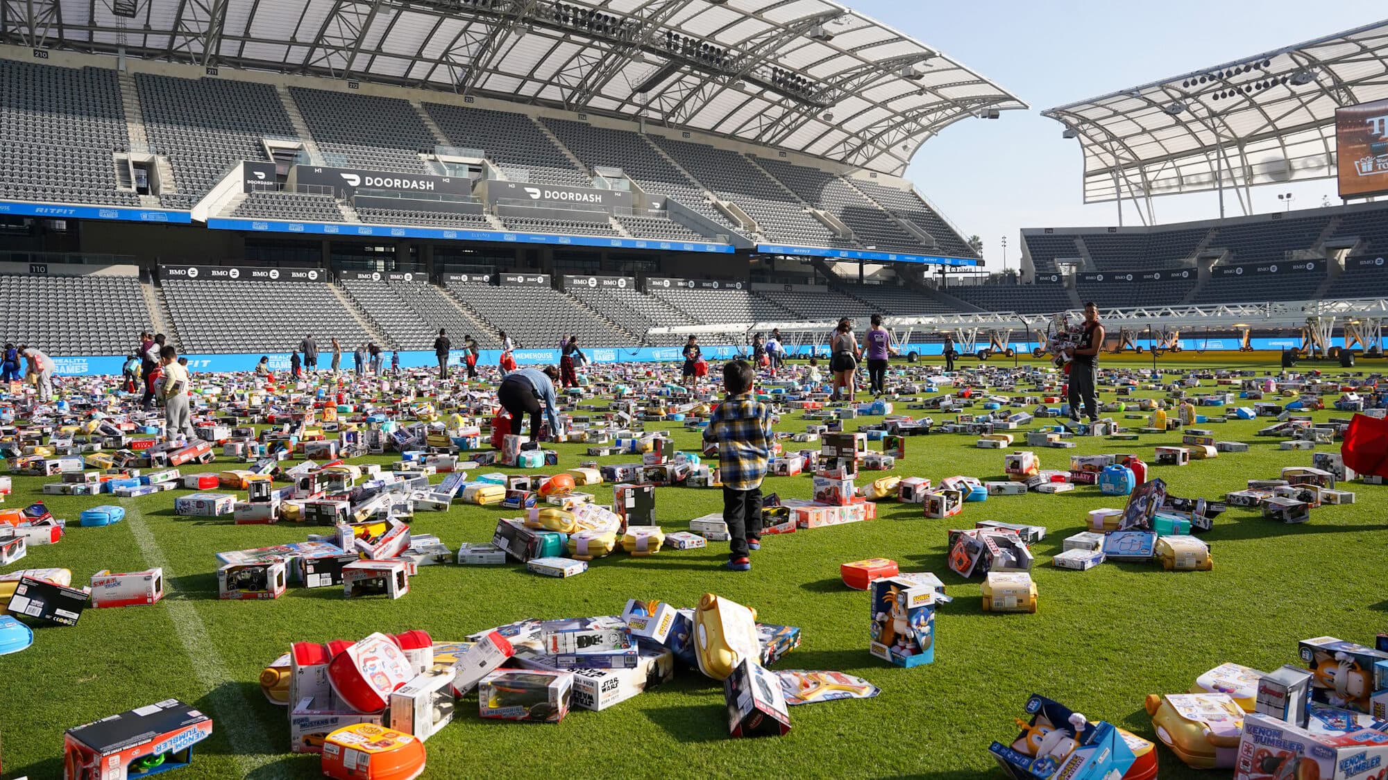 Trina's Kids event photo — Guinness World Record Toy Drive 2025
