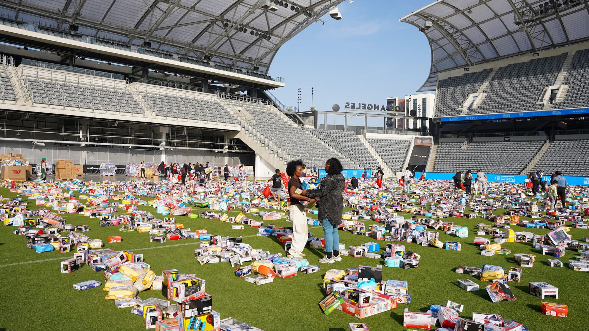 Trina's Kids event photo — Guinness World Record Toy Drive 2025