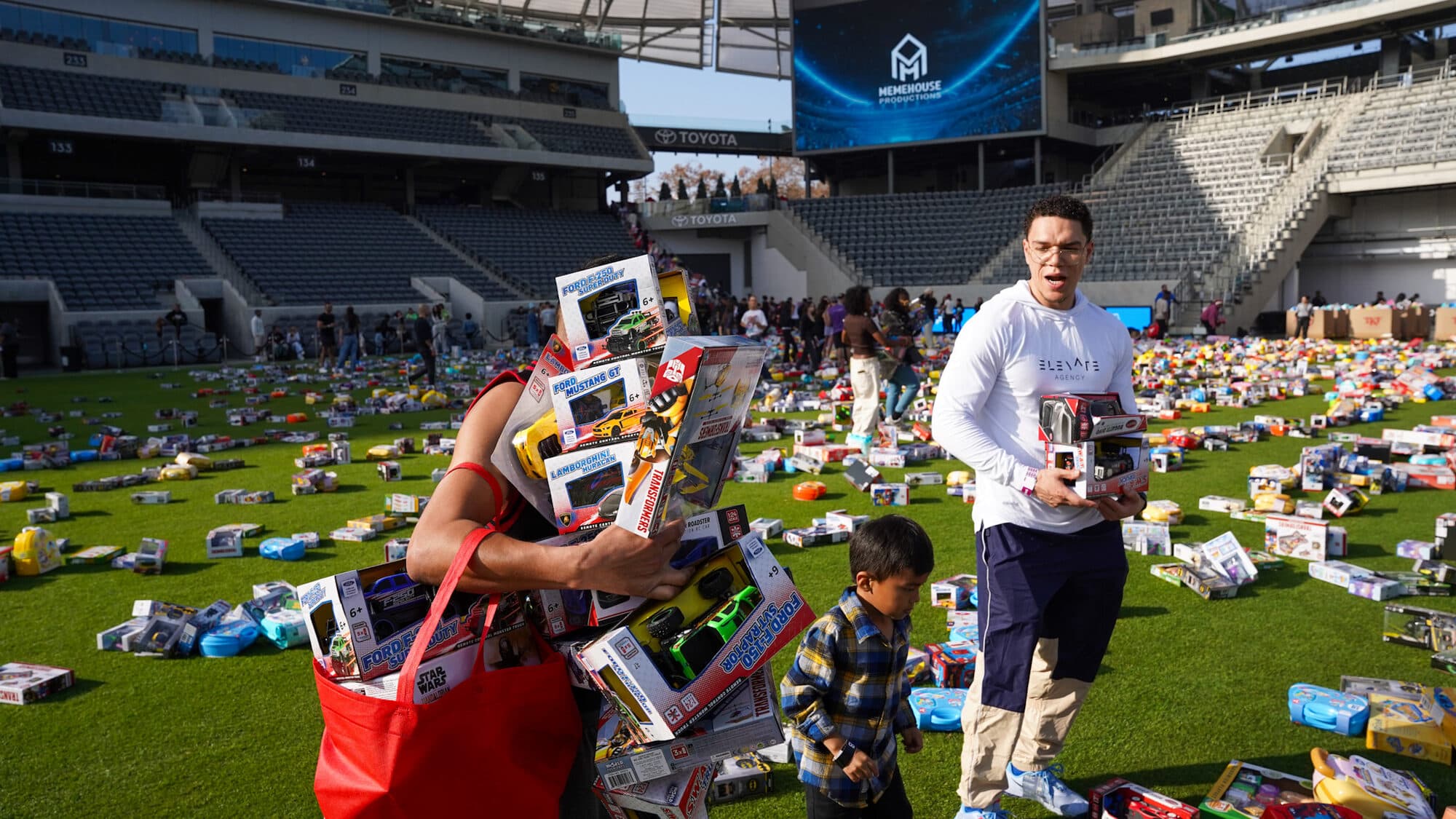 Trina's Kids event photo — Guinness World Record Toy Drive 2025