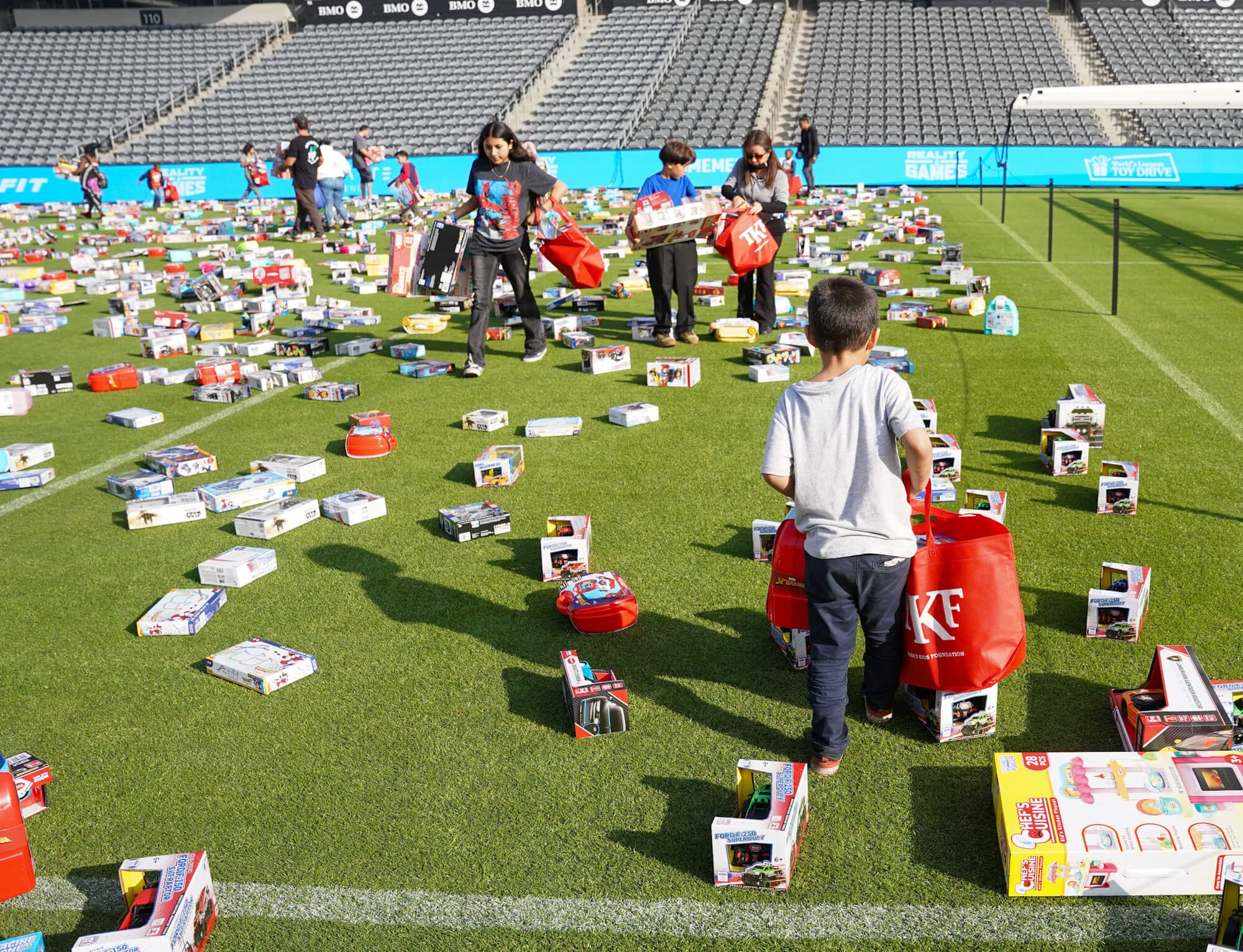Trina's Kids event photo — Guinness World Record Toy Drive 2025