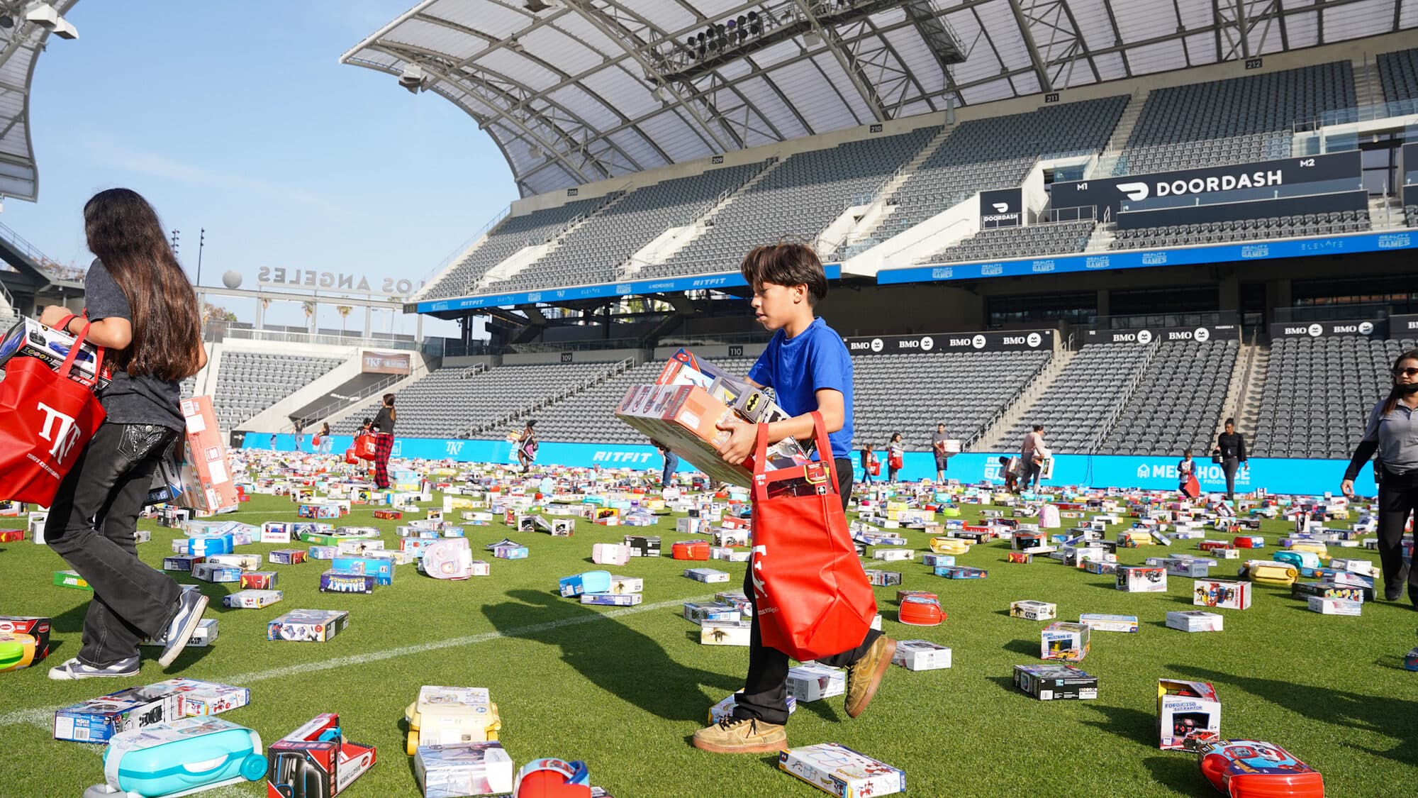 Trina's Kids event photo — Guinness World Record Toy Drive 2025