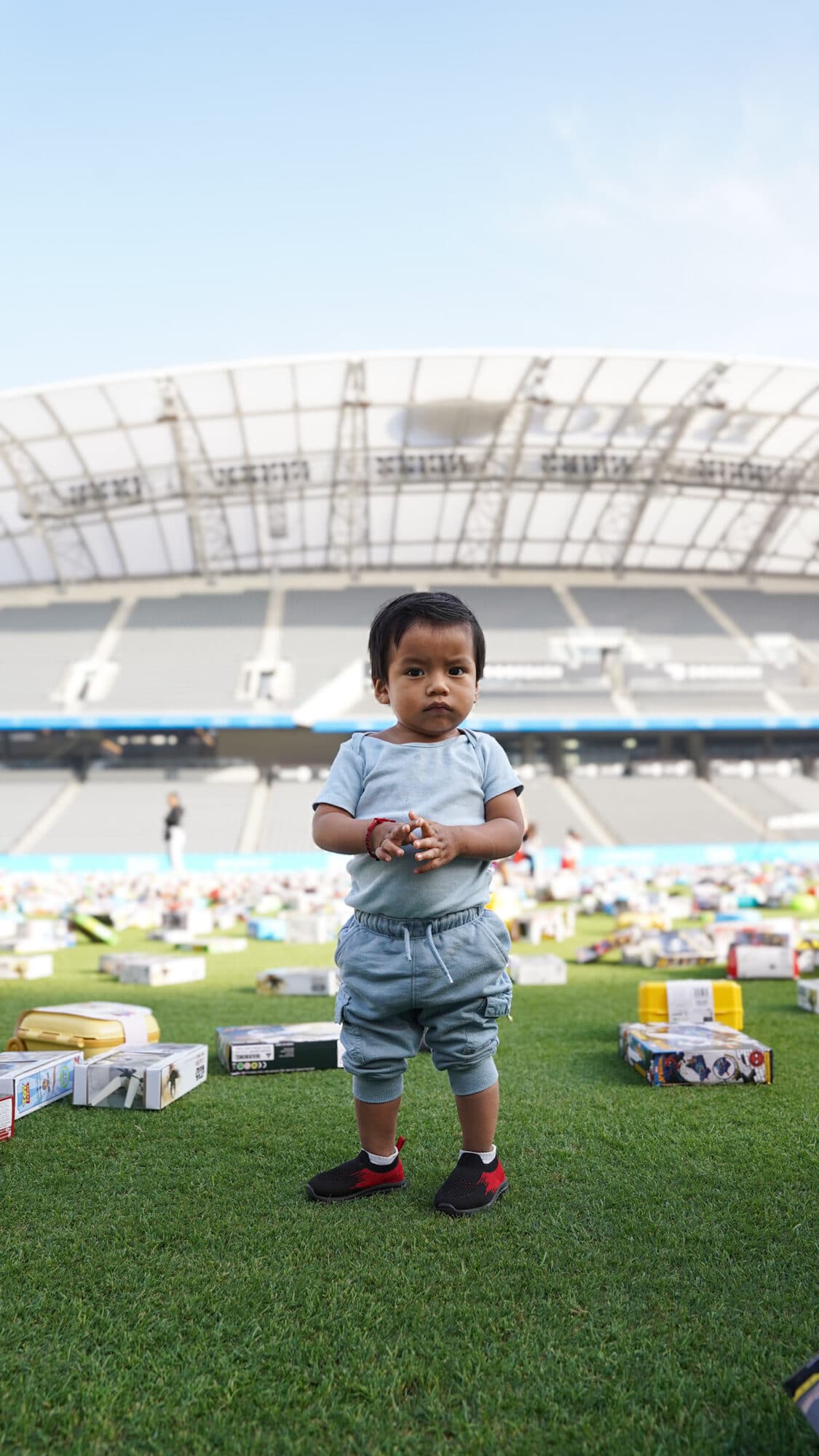 Trina's Kids event photo — Guinness World Record Toy Drive 2025