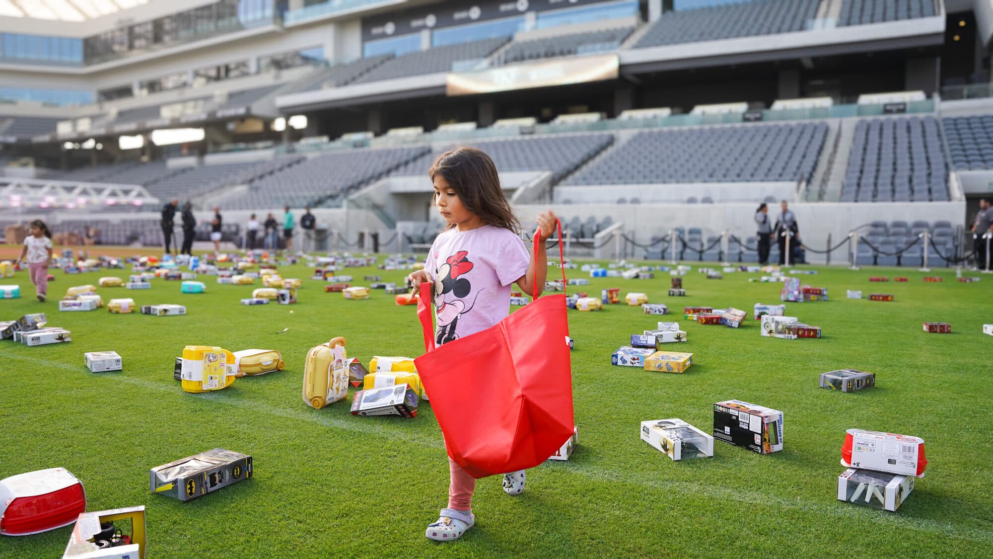 Trina's Kids event photo — Guinness World Record Toy Drive 2025