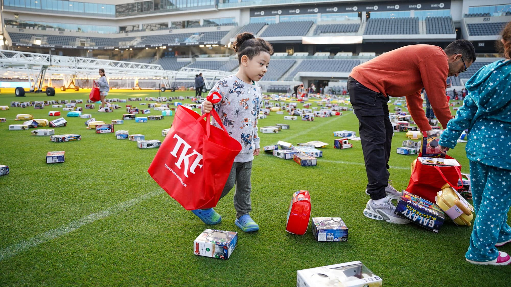 Trina's Kids event photo — Guinness World Record Toy Drive 2025