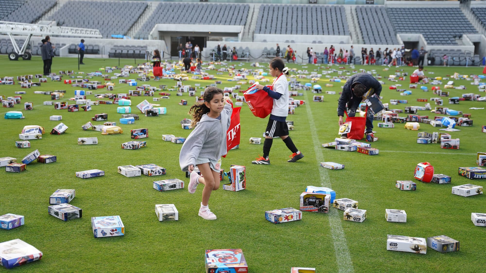Trina's Kids event photo — Guinness World Record Toy Drive 2025