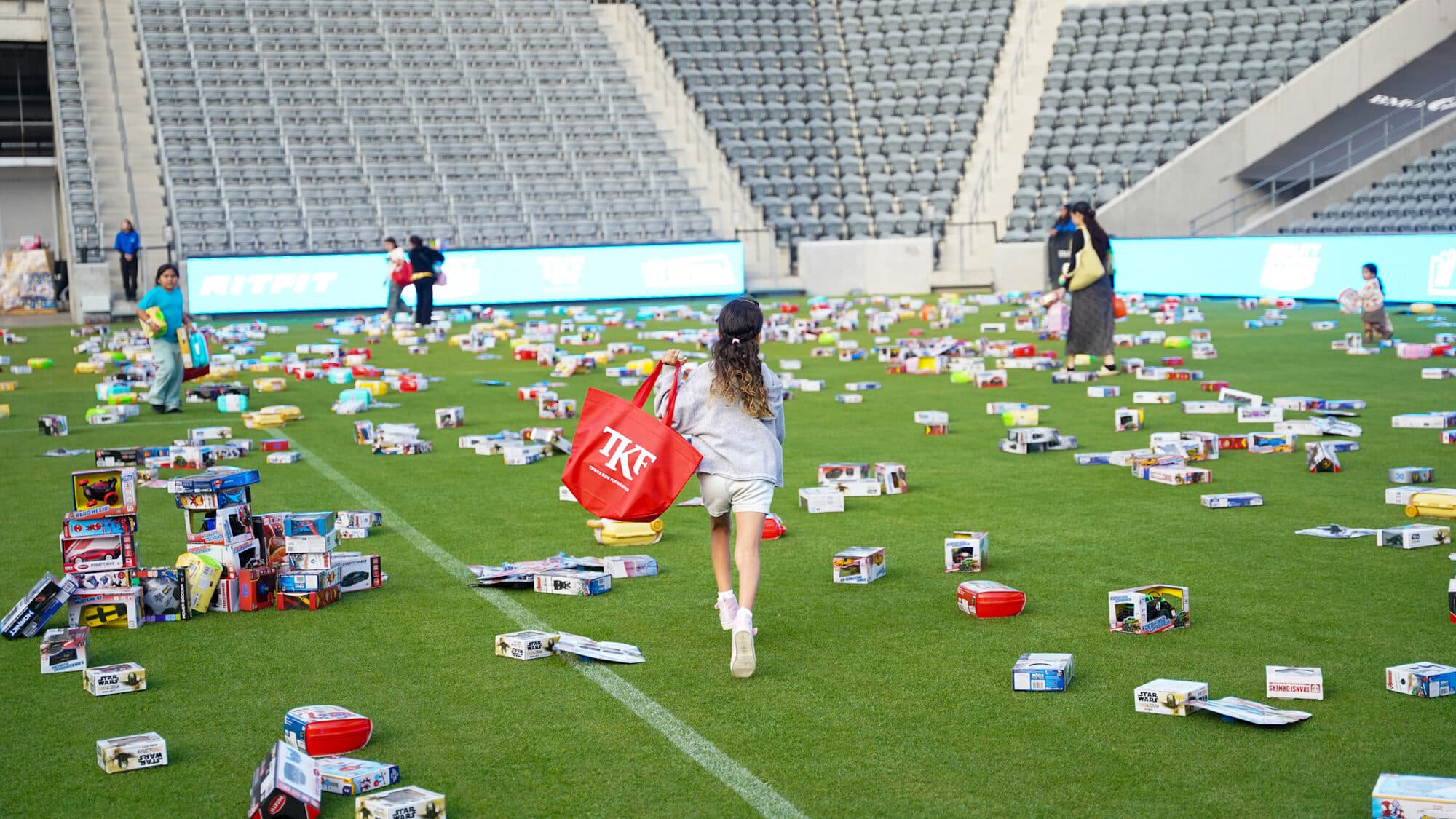 Trina's Kids event photo — Guinness World Record Toy Drive 2025