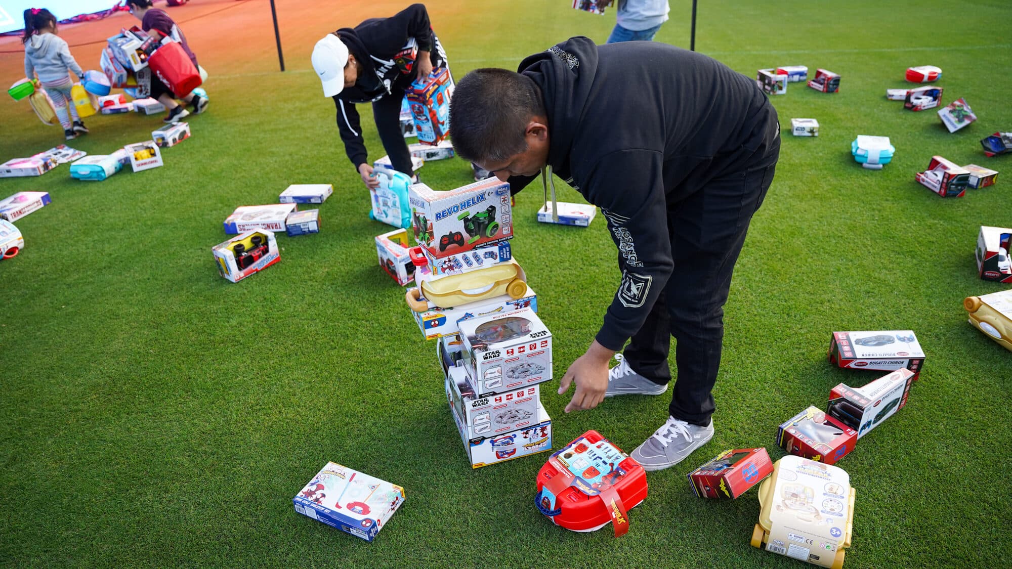 Trina's Kids event photo — Guinness World Record Toy Drive 2025