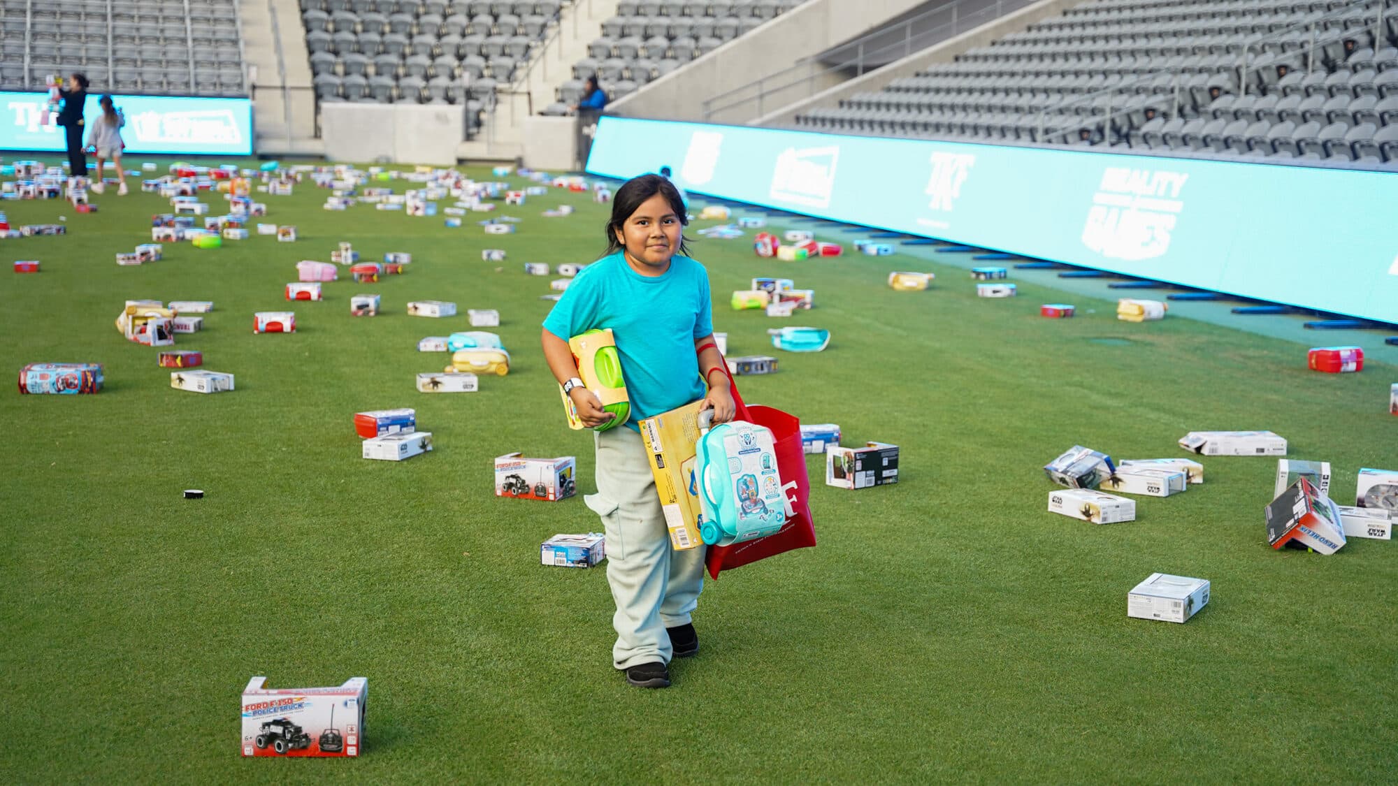 Trina's Kids event photo — Guinness World Record Toy Drive 2025