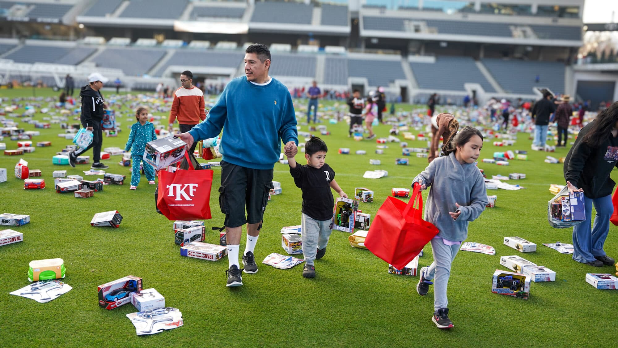 Trina's Kids event photo — Guinness World Record Toy Drive 2025