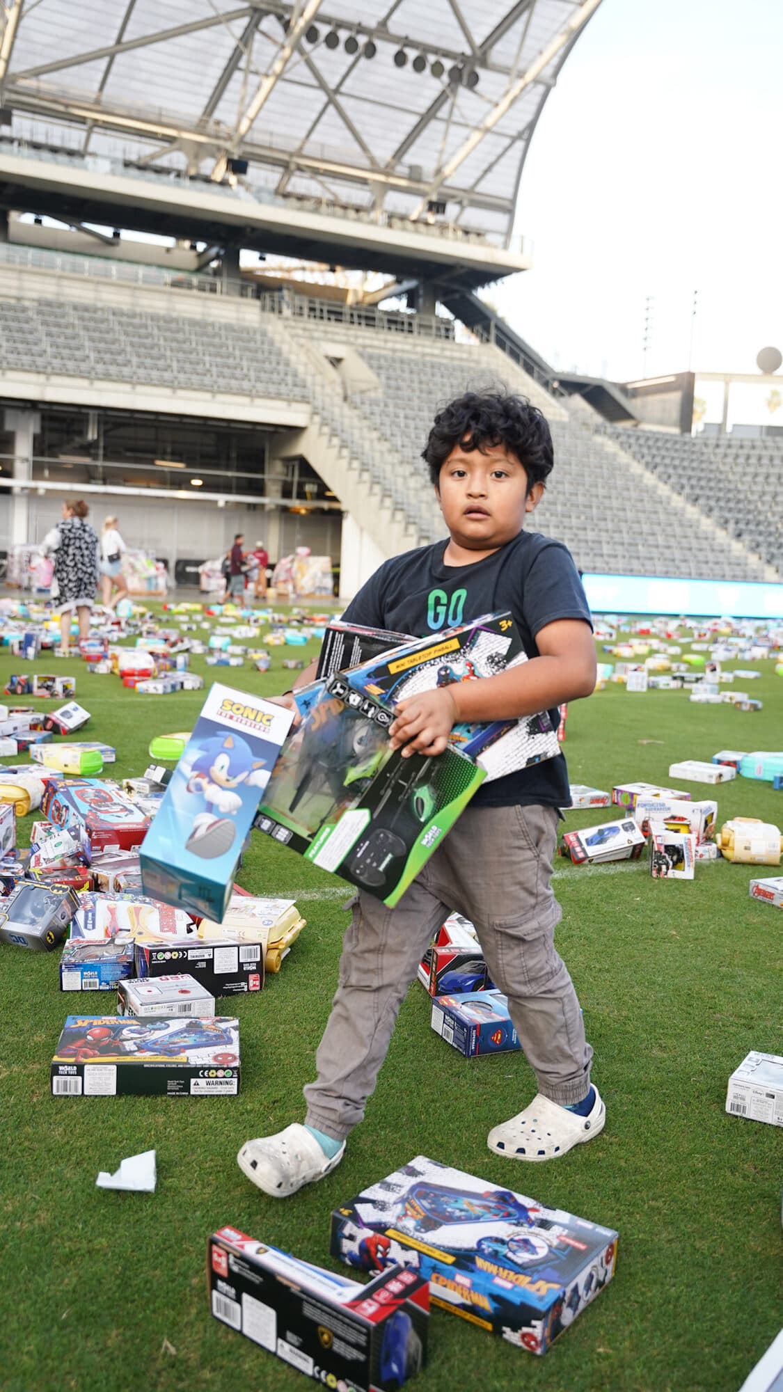 Trina's Kids event photo — Guinness World Record Toy Drive 2025