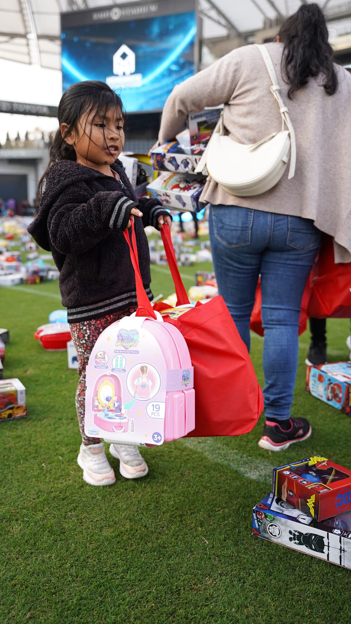 Trina's Kids event photo — Guinness World Record Toy Drive 2025