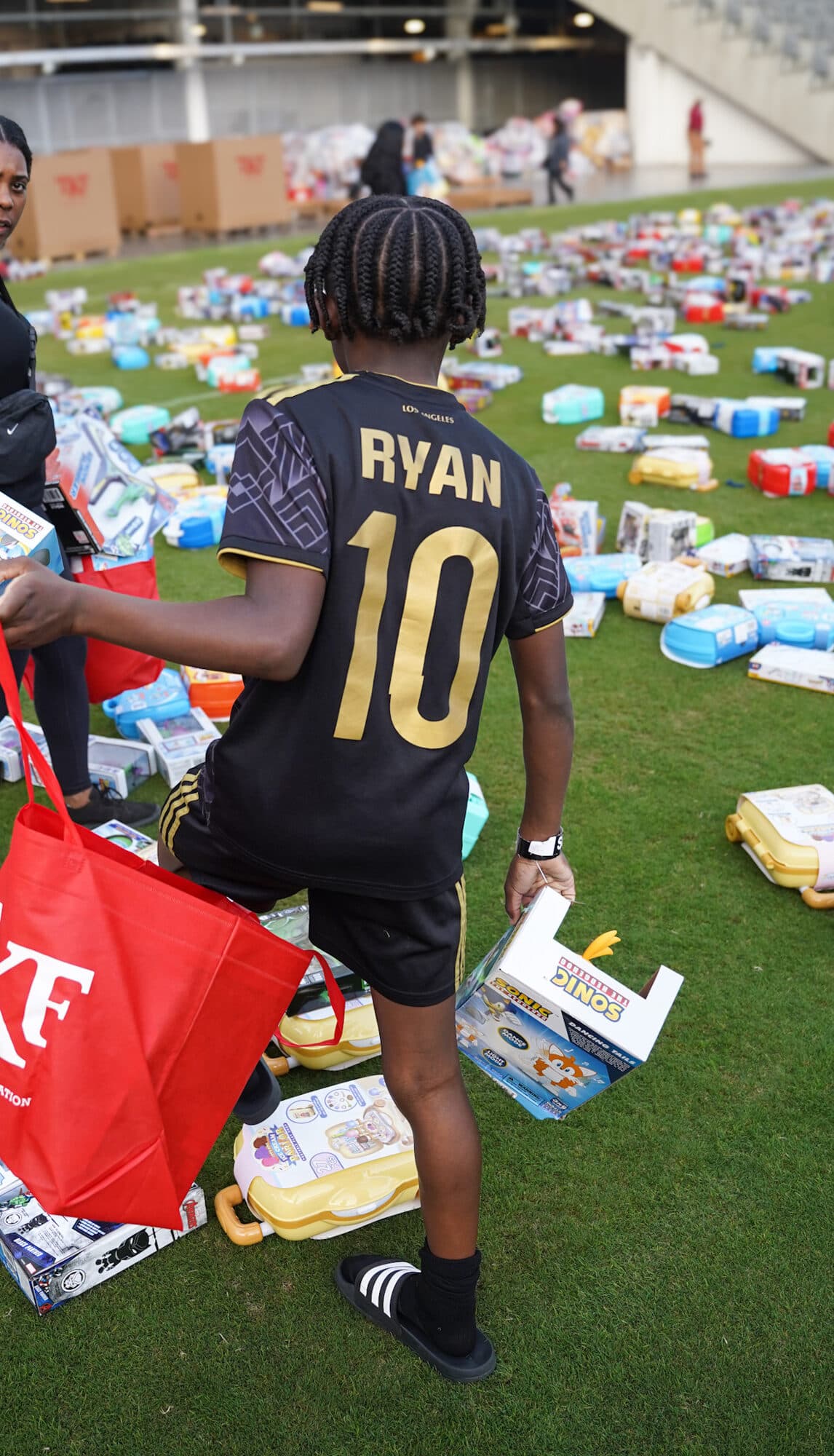 Trina's Kids event photo — Guinness World Record Toy Drive 2025