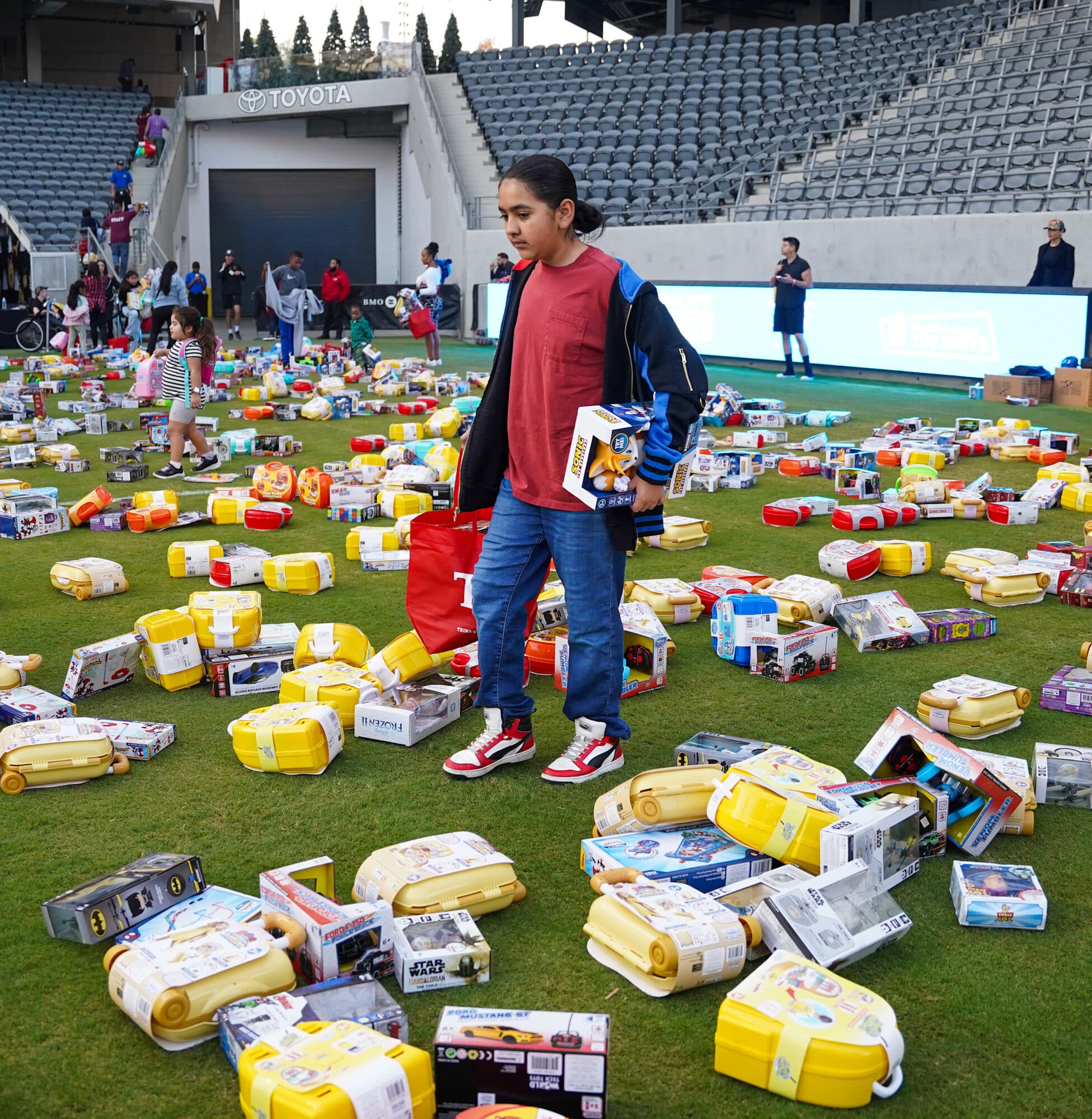 Trina's Kids event photo — Guinness World Record Toy Drive 2025