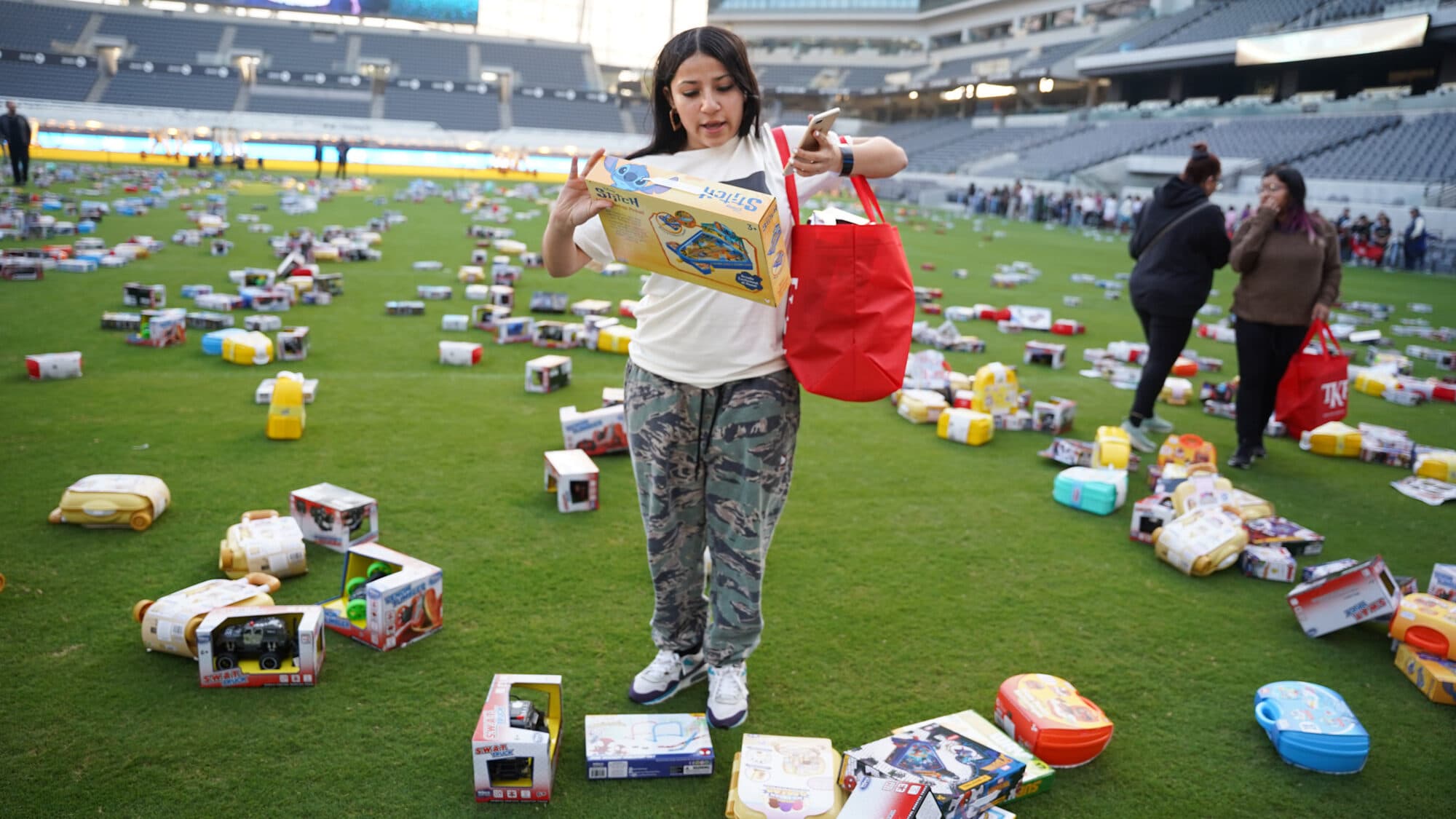Trina's Kids event photo — Guinness World Record Toy Drive 2025