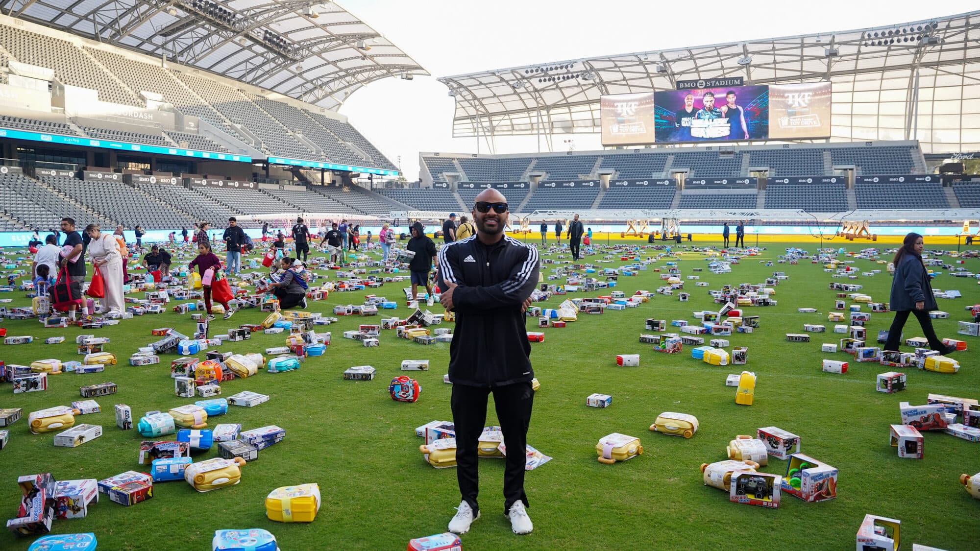 Trina's Kids event photo — Guinness World Record Toy Drive 2025