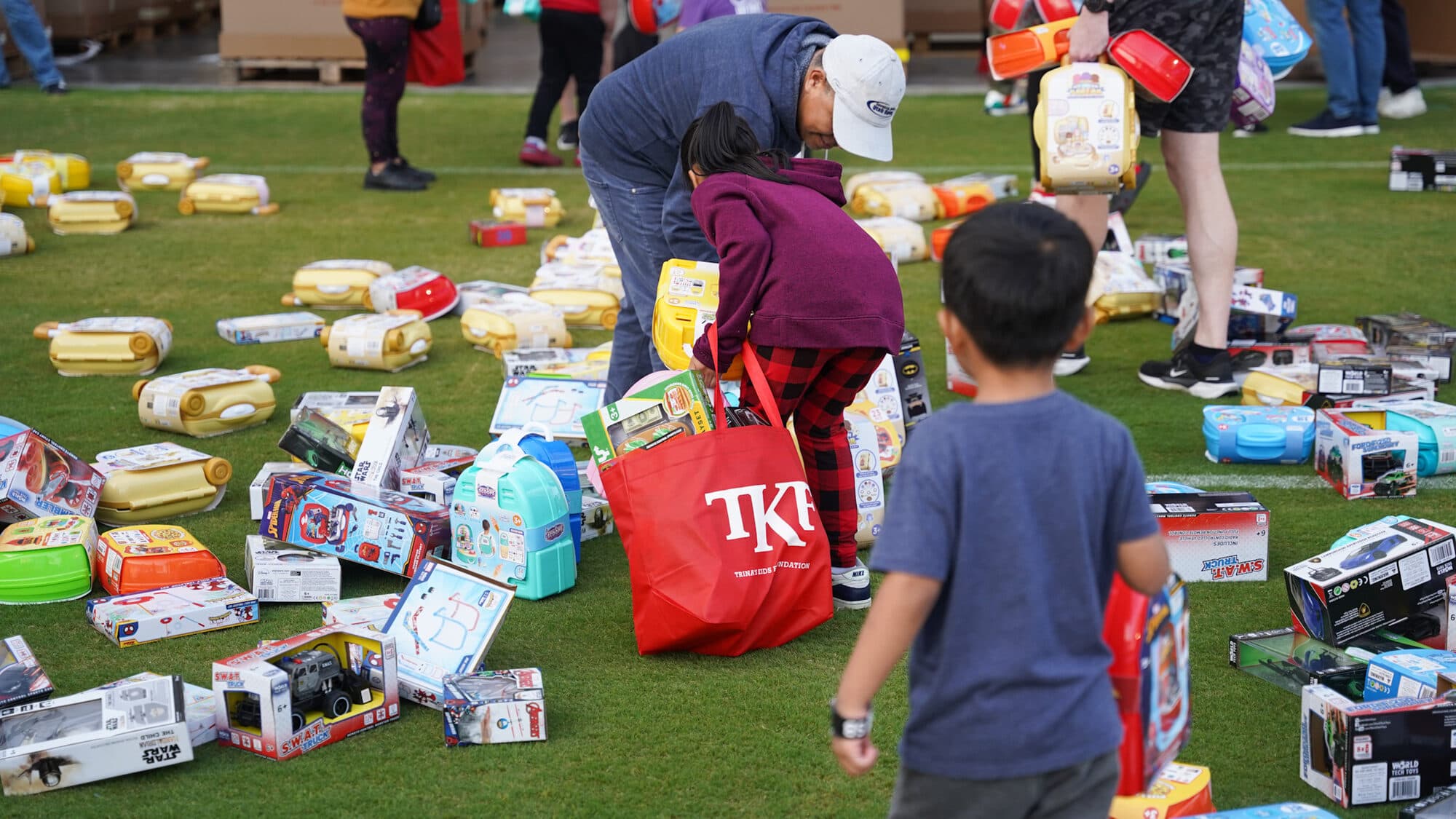 Trina's Kids event photo — Guinness World Record Toy Drive 2025
