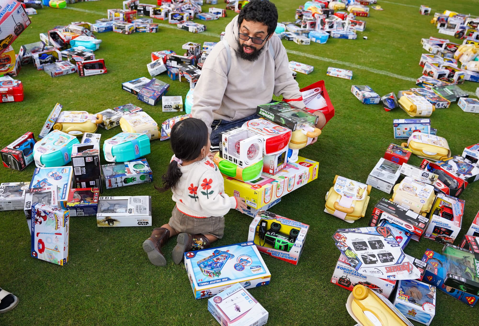 Trina's Kids event photo — Guinness World Record Toy Drive 2025