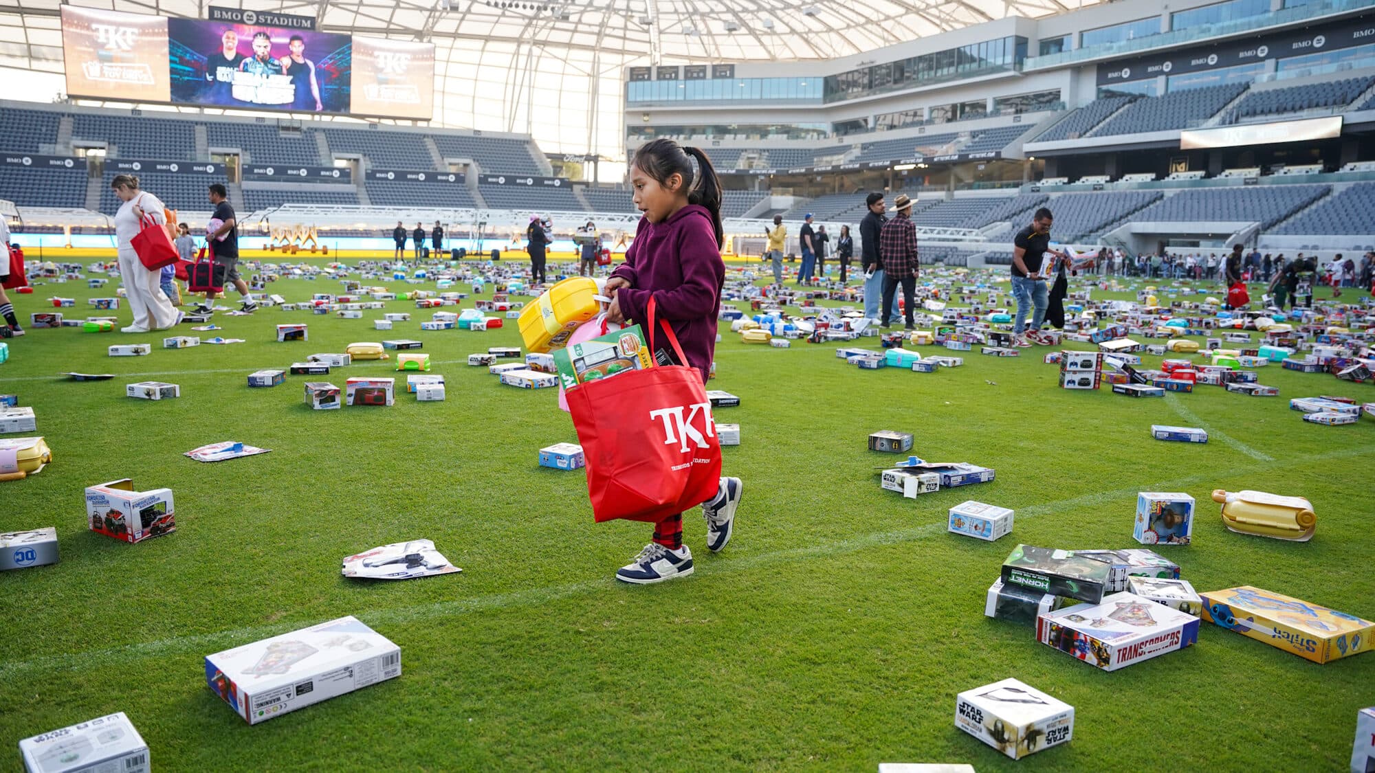 Trina's Kids event photo — Guinness World Record Toy Drive 2025