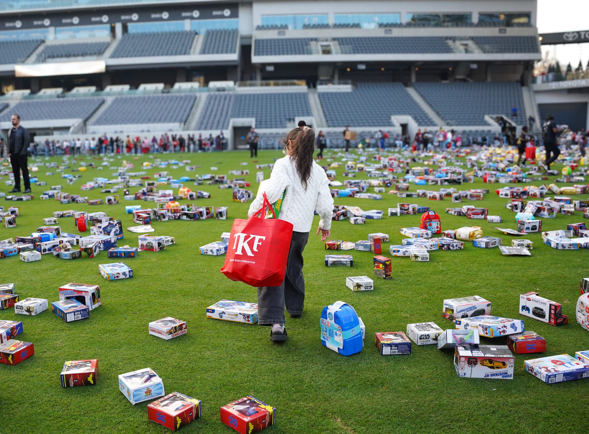 Trina's Kids event photo — Guinness World Record Toy Drive 2025