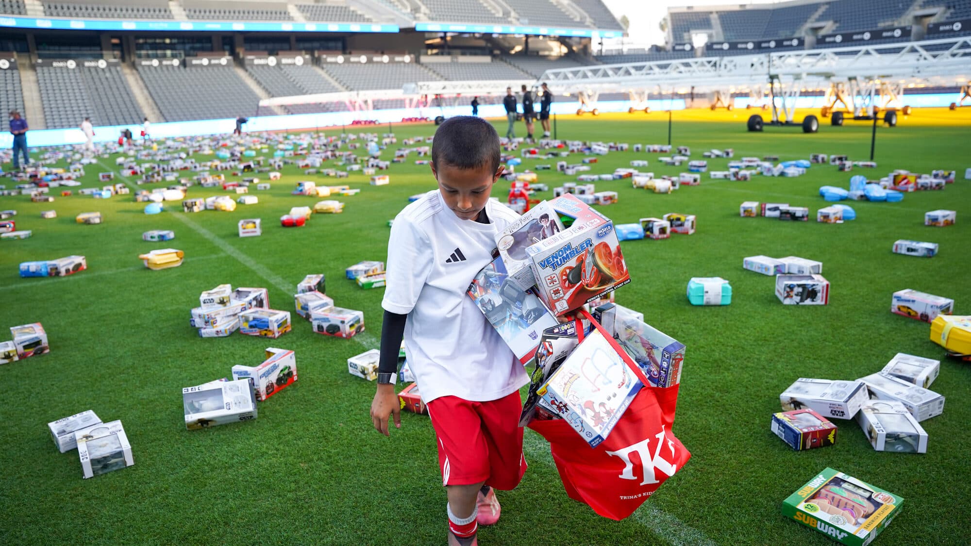 Trina's Kids event photo — Guinness World Record Toy Drive 2025