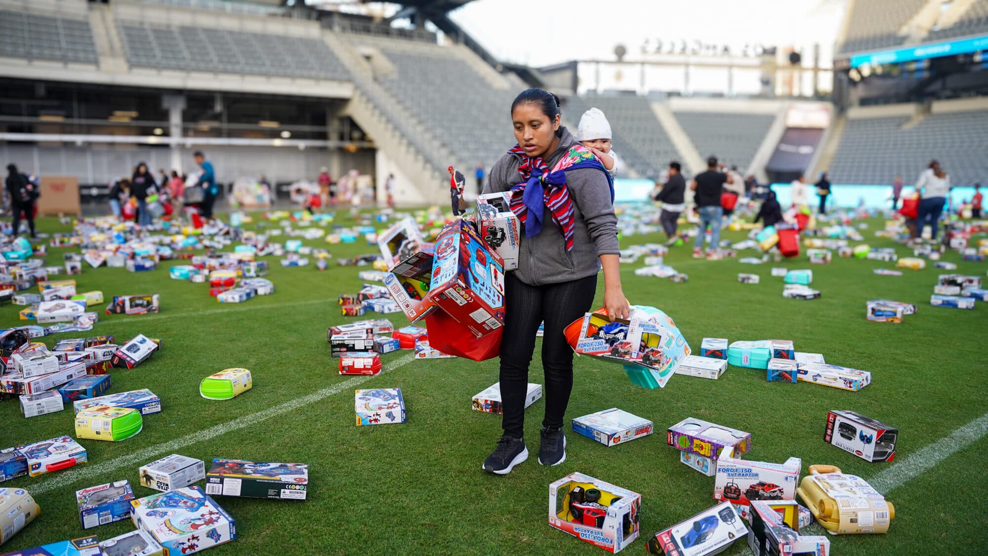 Trina's Kids event photo — Guinness World Record Toy Drive 2025