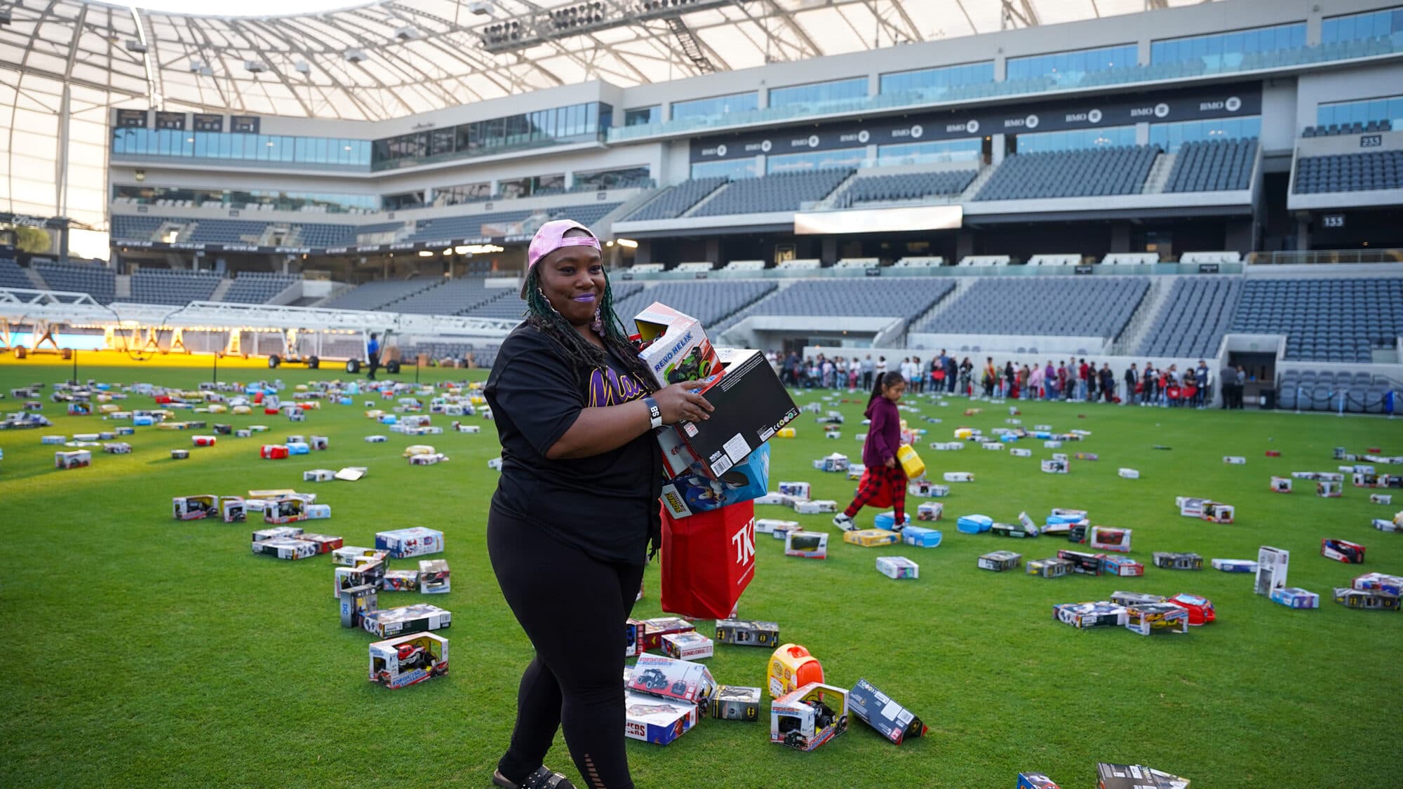 Trina's Kids event photo — Guinness World Record Toy Drive 2025