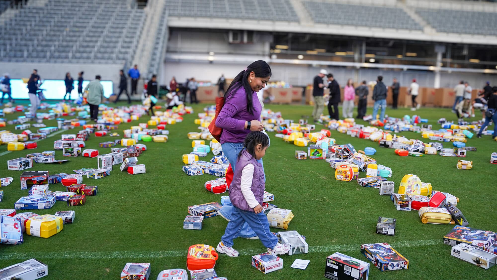 Trina's Kids event photo — Guinness World Record Toy Drive 2025