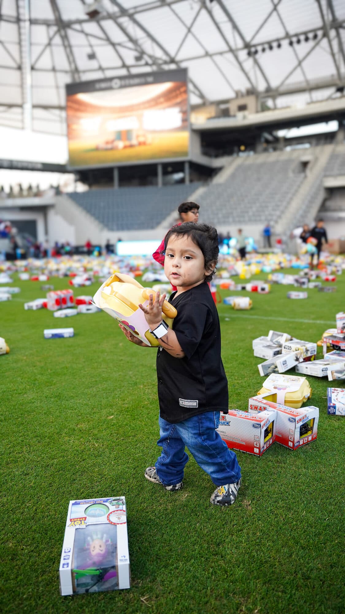 Trina's Kids event photo — Guinness World Record Toy Drive 2025